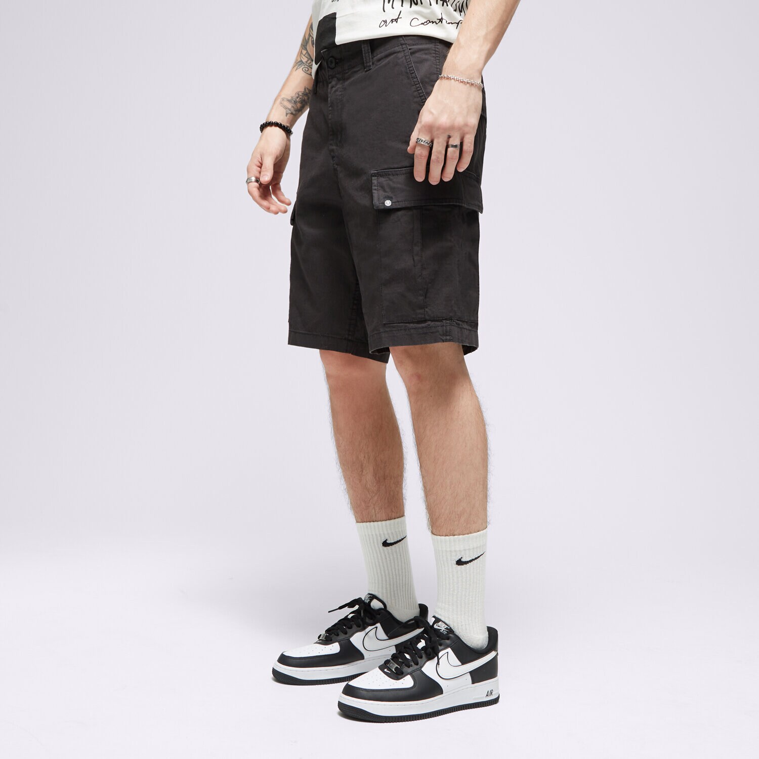 Femei pantaloni scurți ELEMENT PANTALONI SCURȚI LEGION CARGO ELYWS00103KTA0 Negru