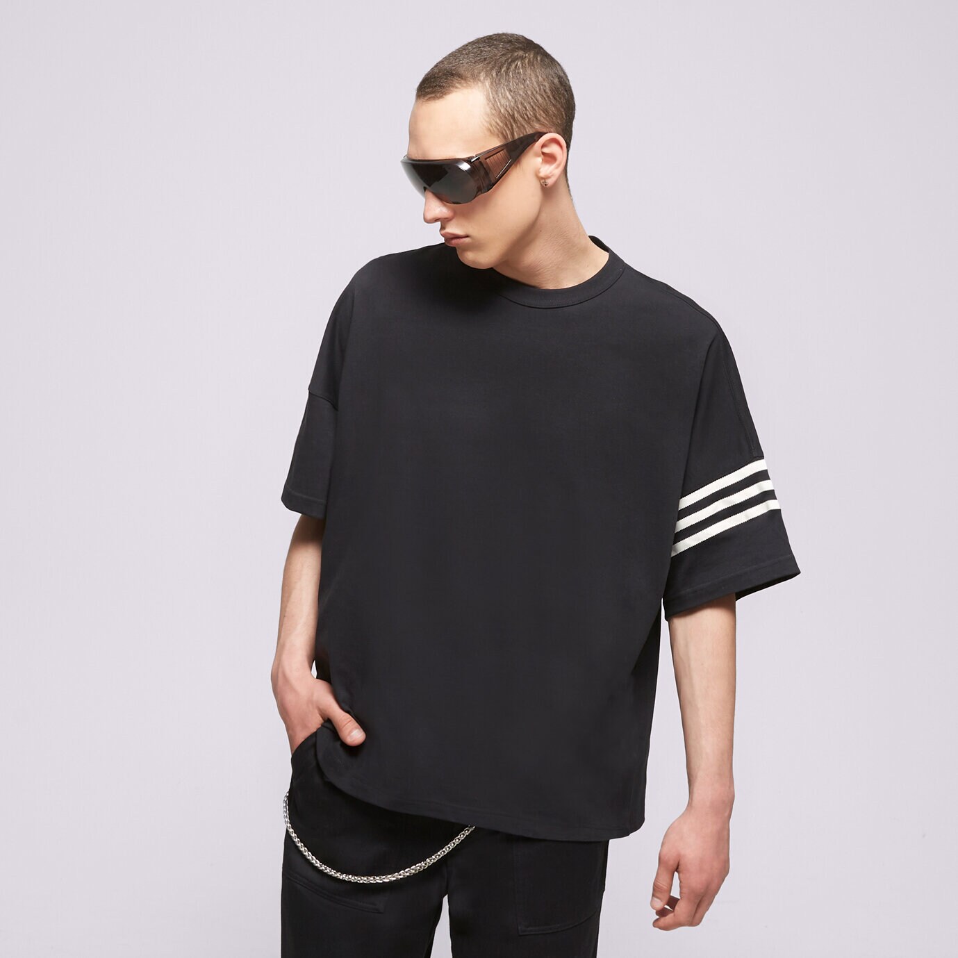 Bărbați tricou ADIDAS TRICOU NEW C TEE HM1875 Negru