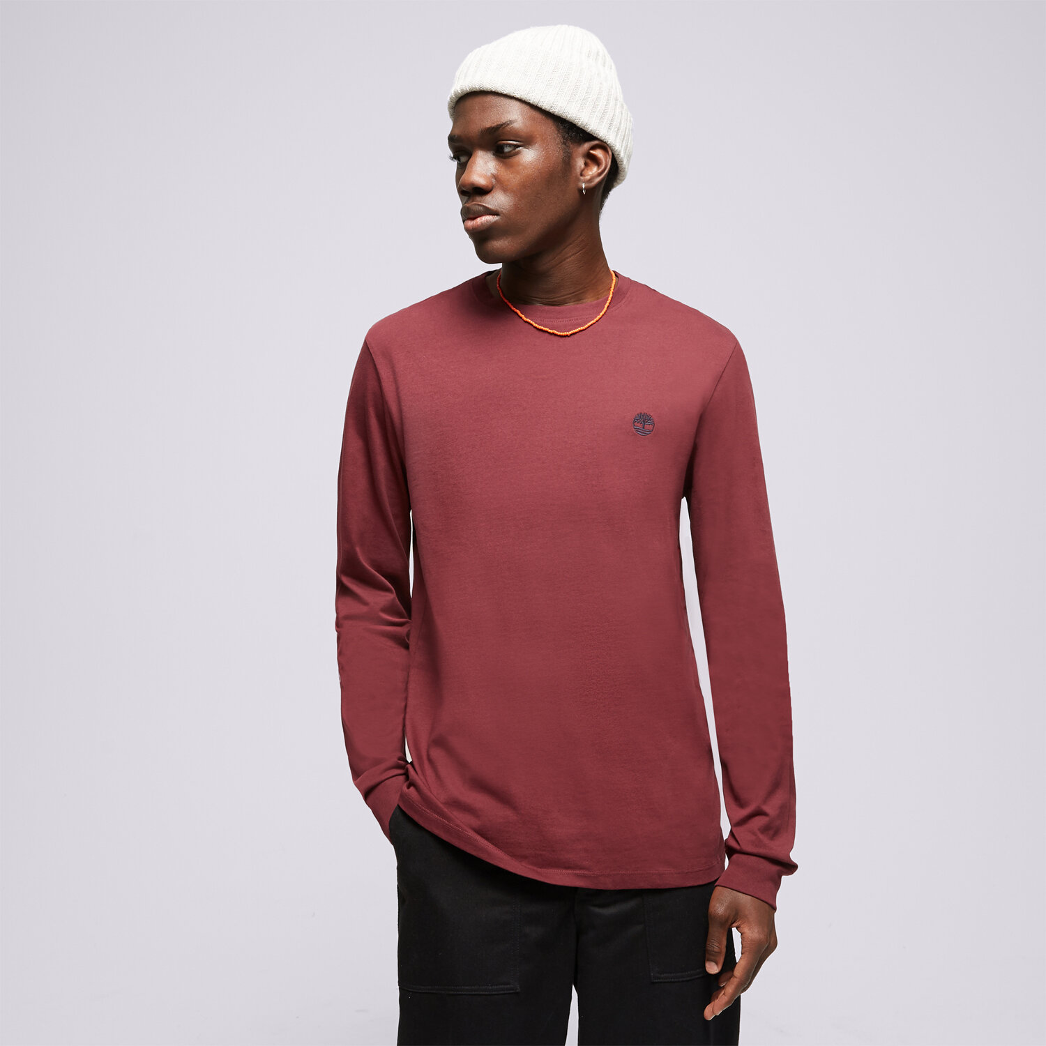 Bărbați tricou TIMBERLAND TRICOU LS DUNSTAN RIVER JERSEY TB0A2BQ3I301 Bordo