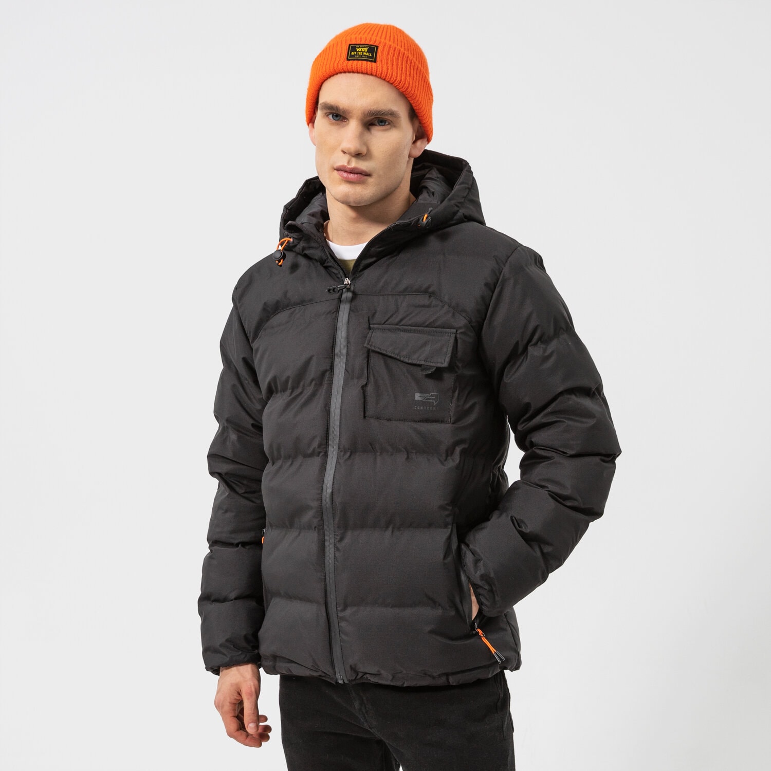 Bărbați eacă de iarnă CONFRONT JACHETĂ DE IARNĂ CITY ADVENTURE JACKET CF321KUM18001 Negru