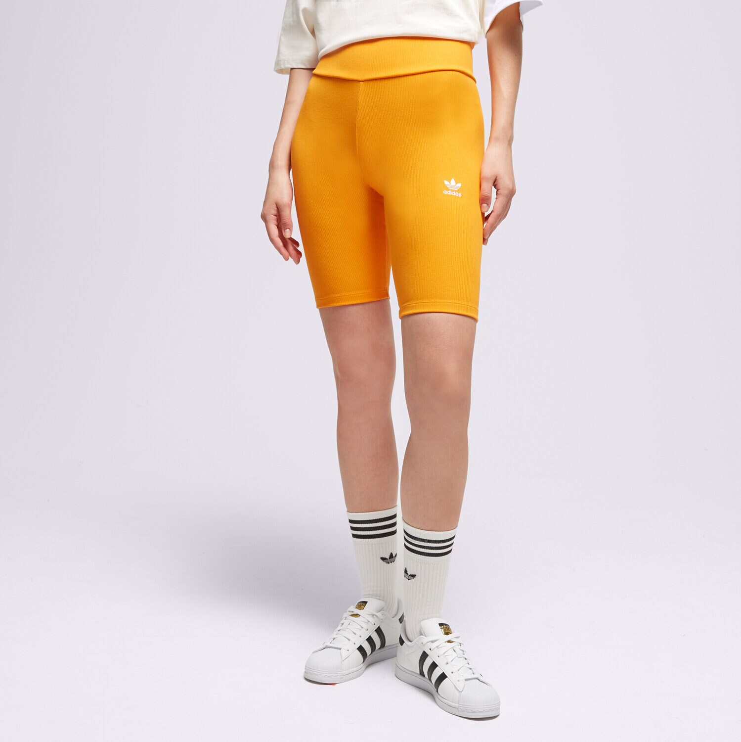 Femei pantaloni scurți ADIDAS PANTALONI SCURȚI HF7483 HF7483 Portocaliu