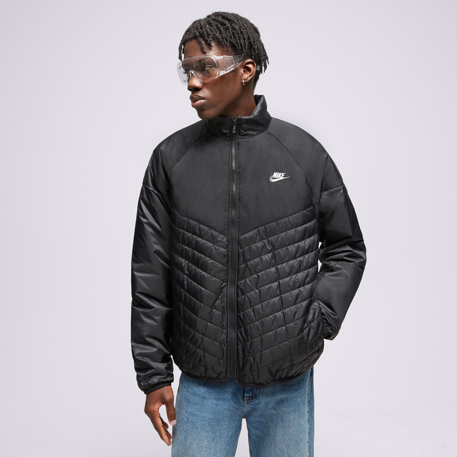 Bărbați eacă de iarnă NIKE JACHETĂ DE IARNĂ M NK WR TF MIDWEIGHT FB8195-010 Negru