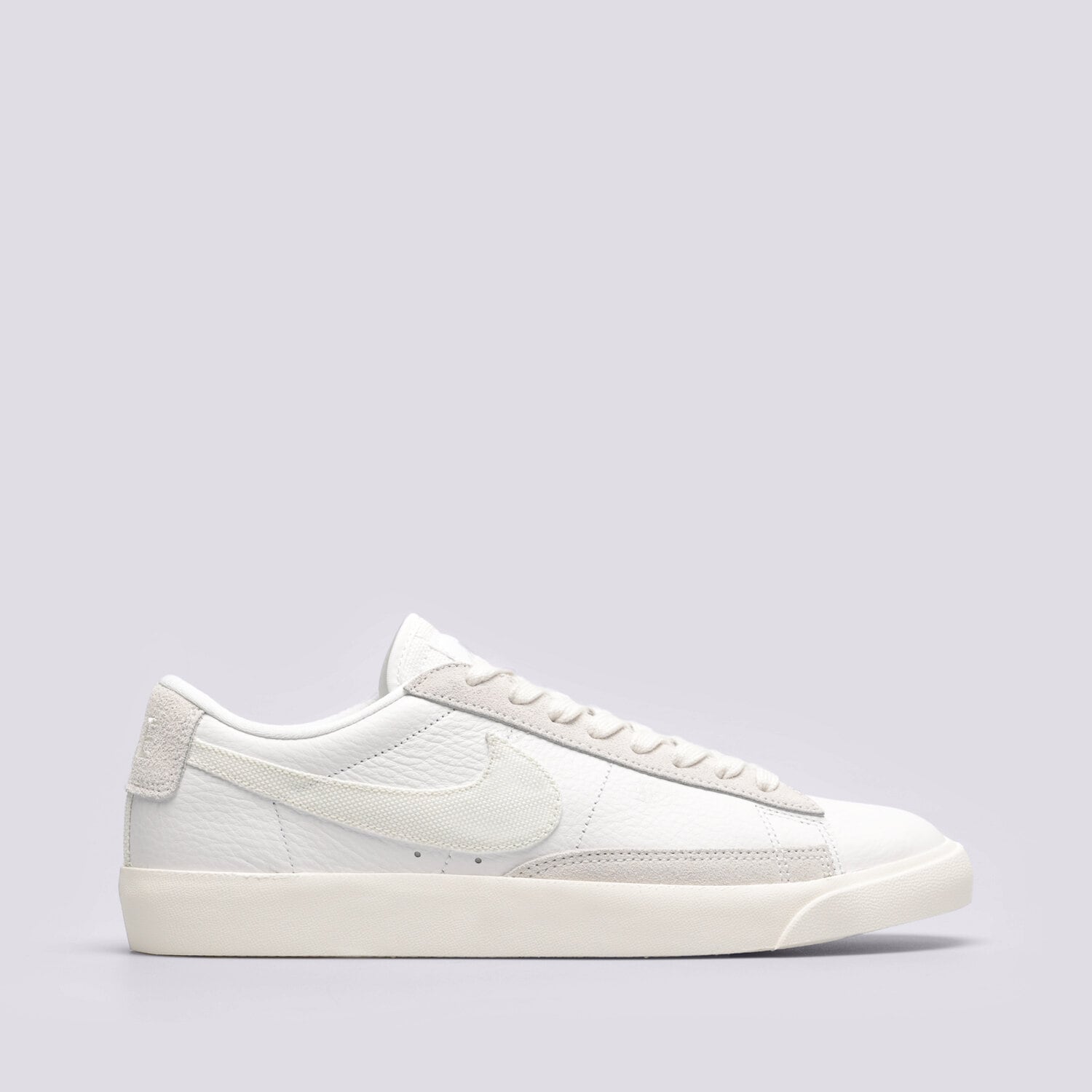 Barbați pantofi sport NIKE BLAZER LOW LEATHER CW7585-100 Alb