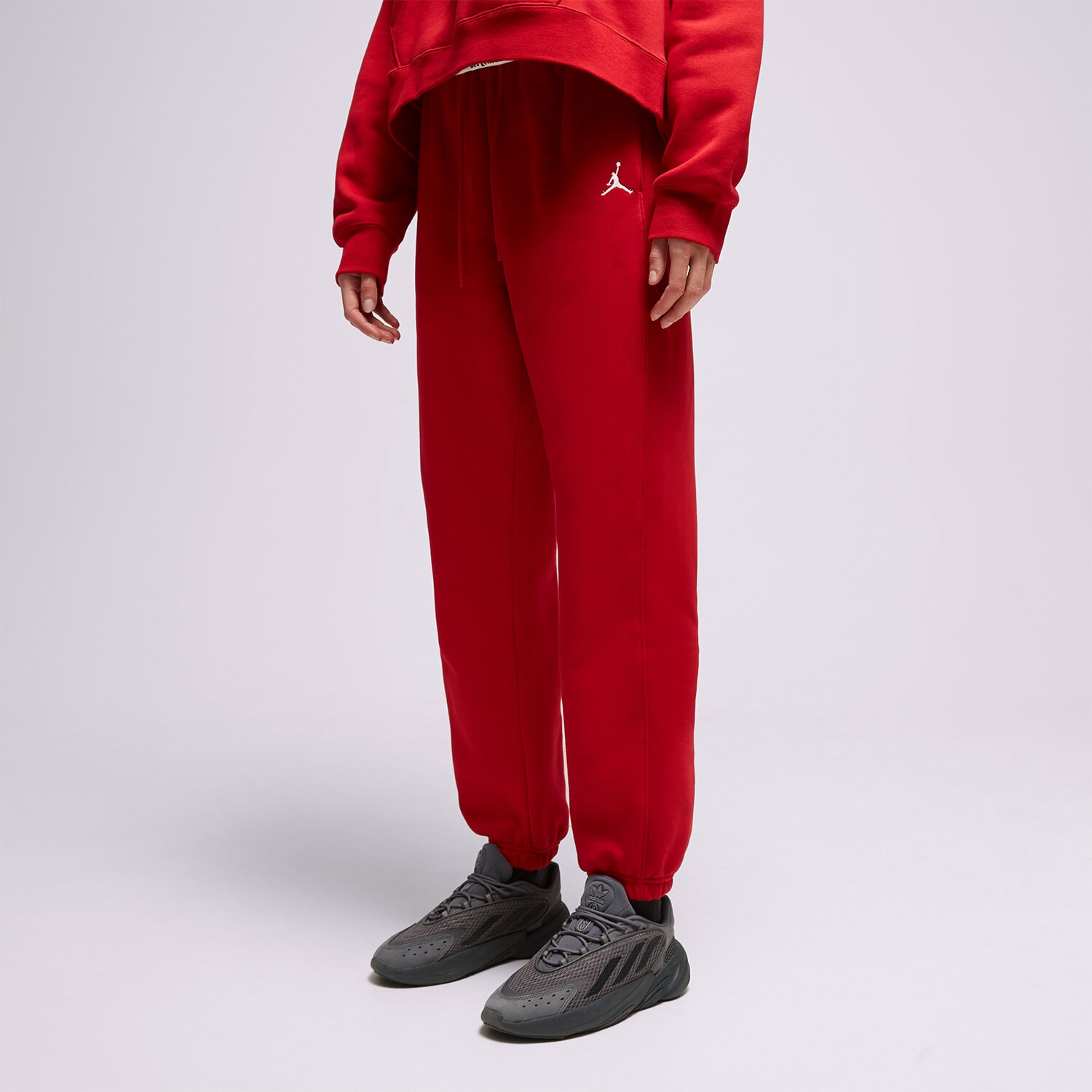 Femei pantaloni JORDAN PANTALONI  W J BRKLN FLC FN4494-687 Roșu