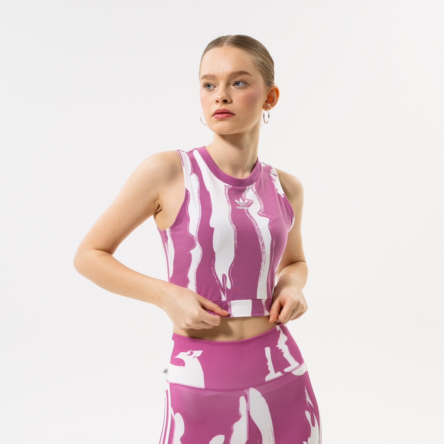 Femei tricou ADIDAS TOP HK5201 Violet