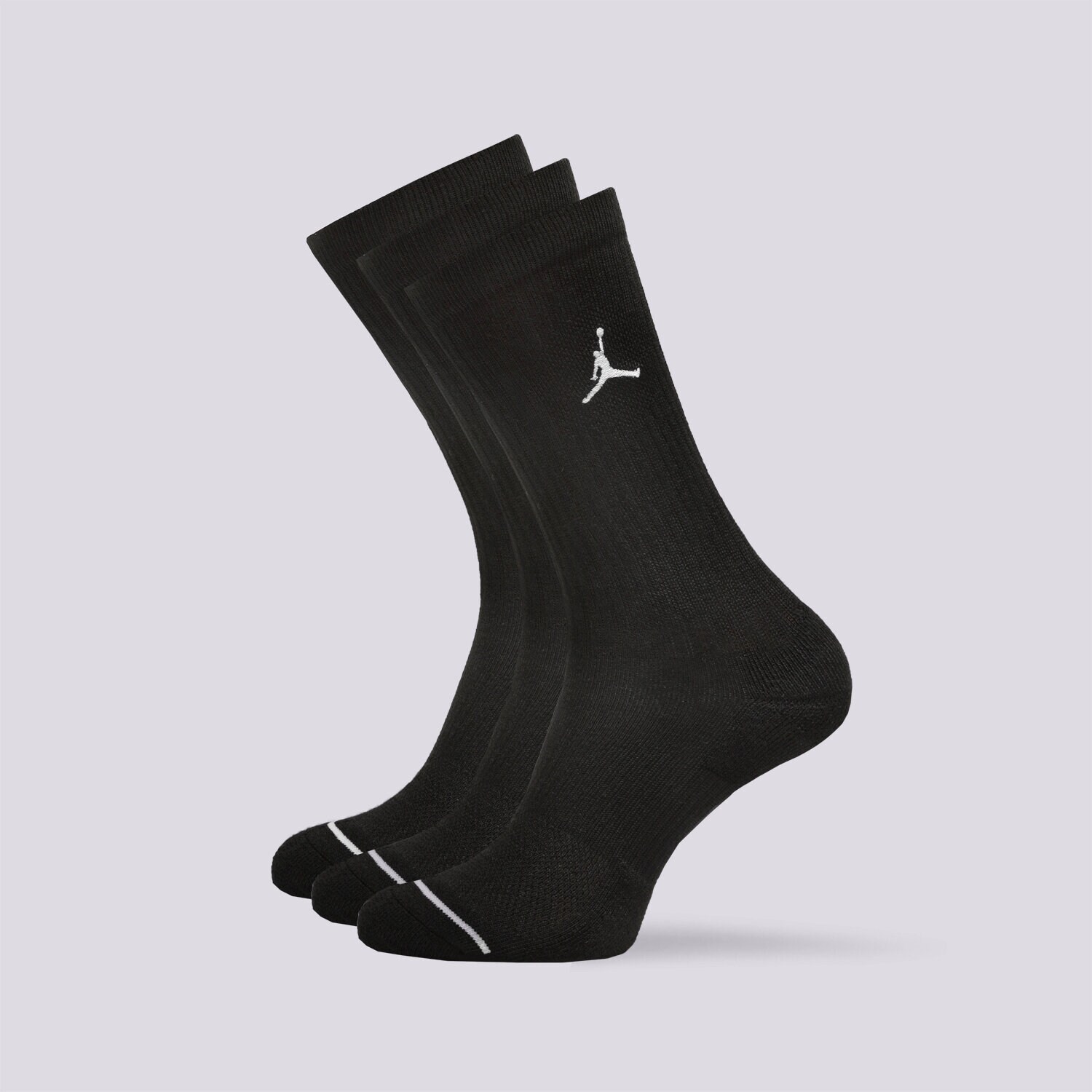 Femei șosete JORDAN ȘOSETE U J EVERYDAY CUSH POLY CREW 3PR DX9632-010 Negru