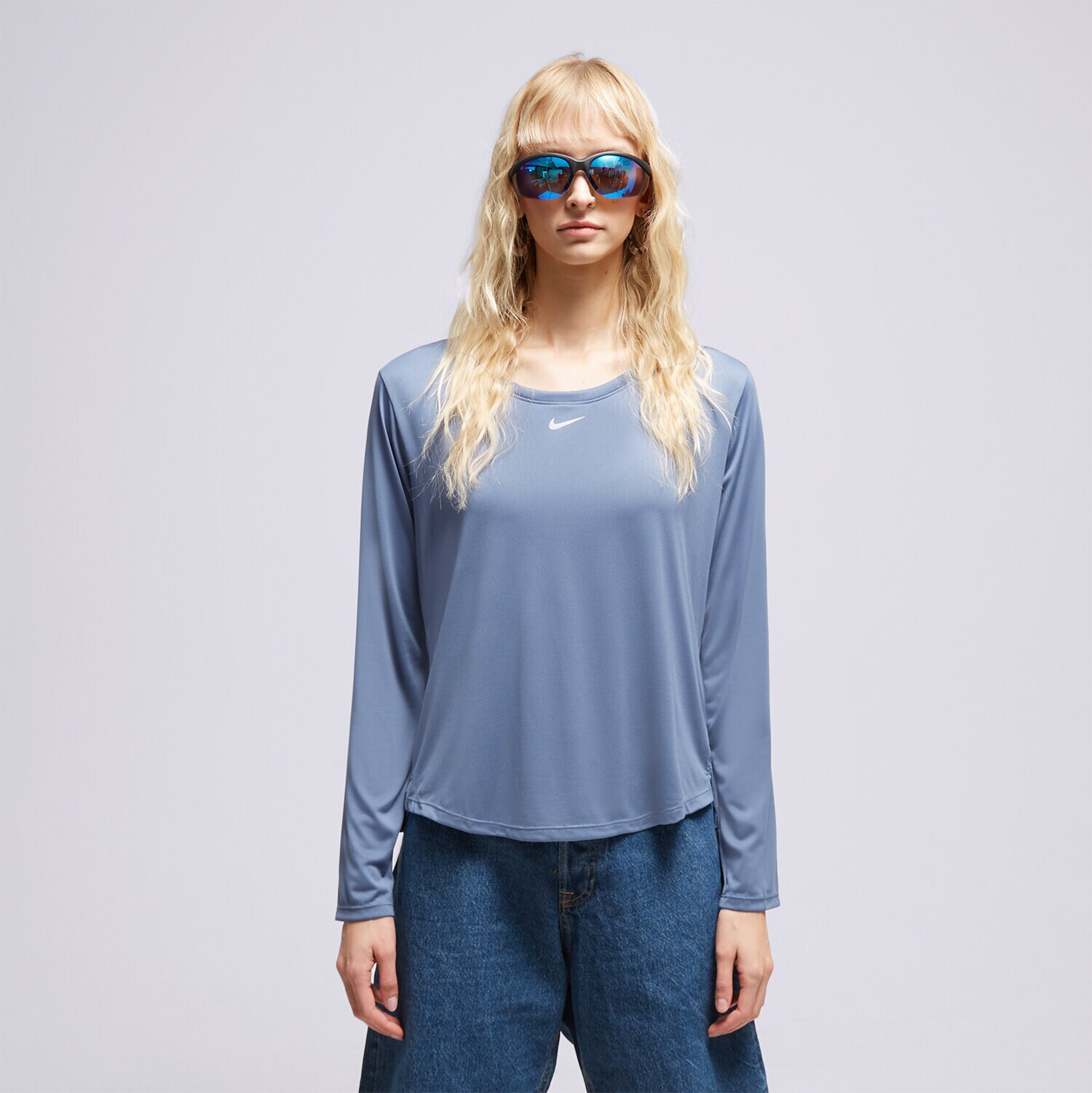 Femei bluză NIKE BLUZĂ (T)ONE LS TOP DF'BLU SWEATSHIRT DD0641-491 Violet