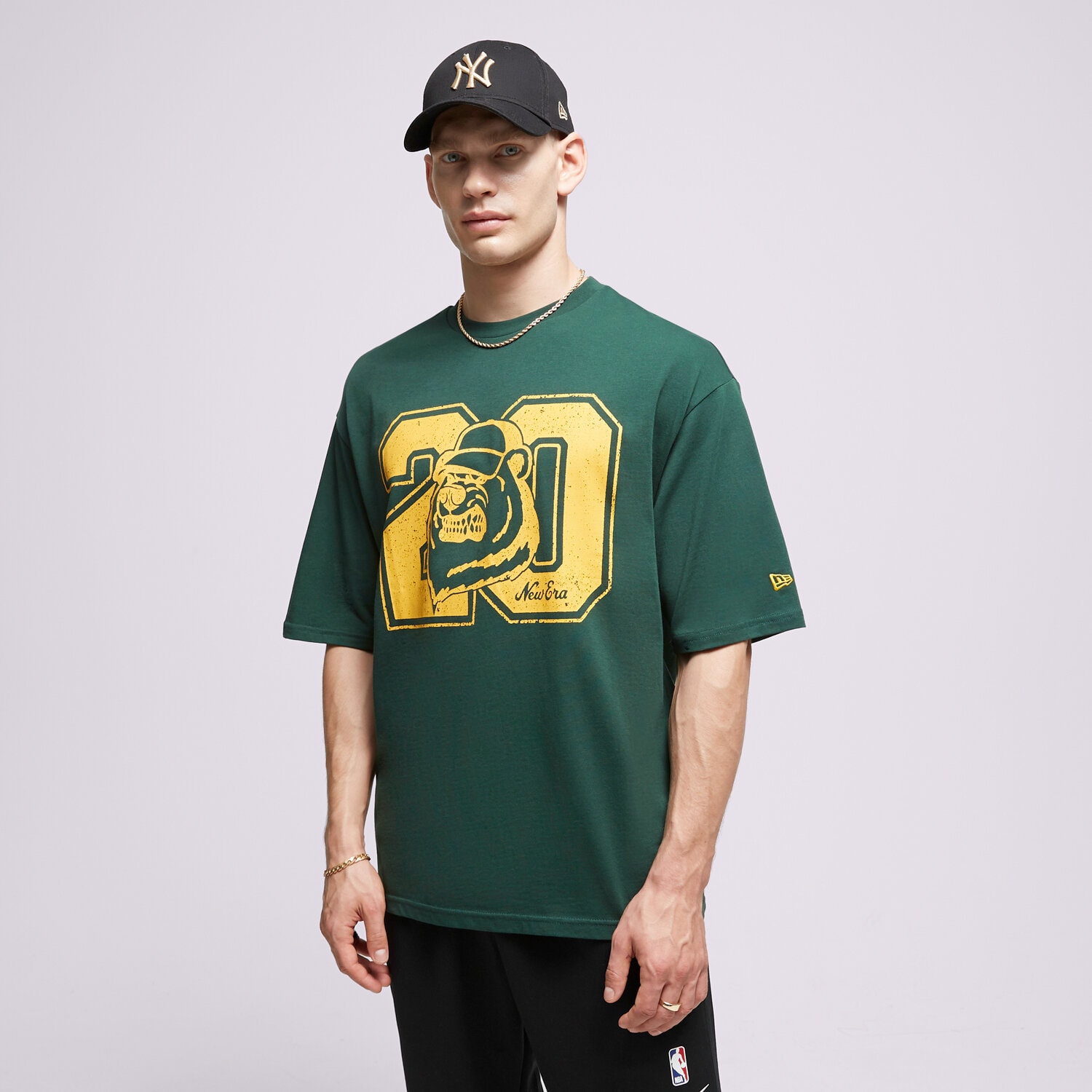 Bărbați tricou NEW ERA TRICOU NE LIFESTYLE OS NONE 60416418 Verde
