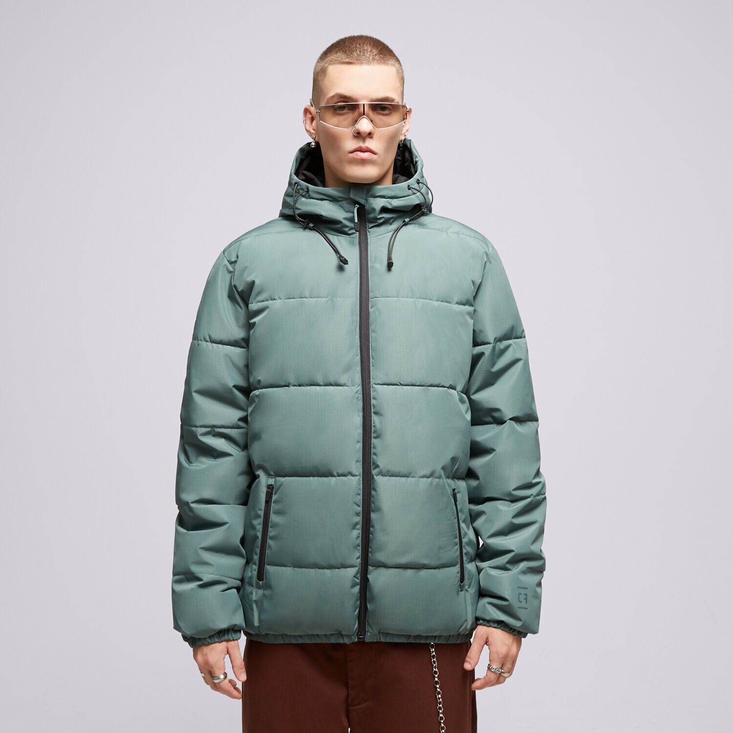 Bărbați eacă de iarnă CONFRONT JACHETĂ ESSENTIAL JACKET GREEN  CF323KUM18002 Verde
