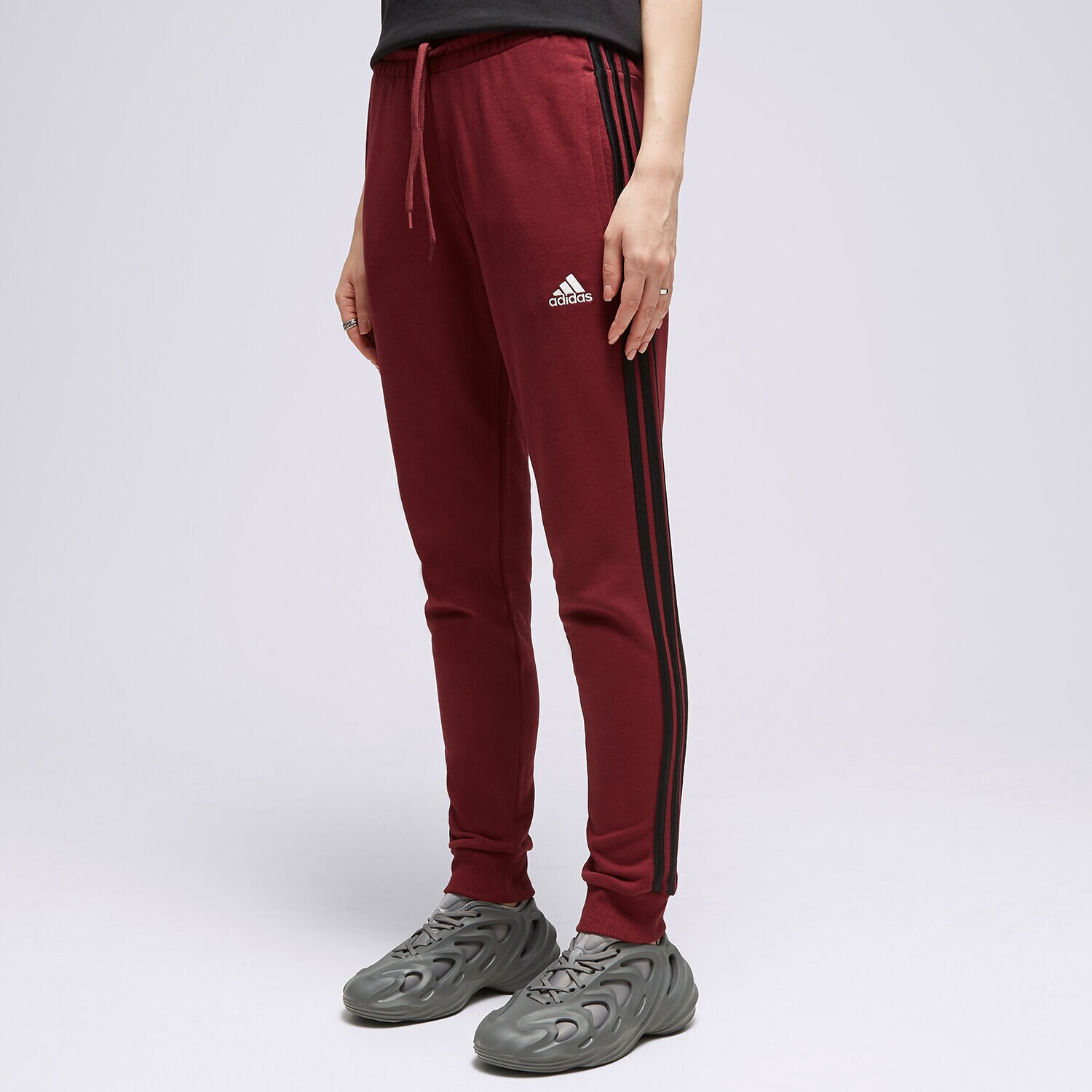 Femei pantaloni ADIDAS PANTALONI  W 3S FT CF PT IL3420 Bordo
