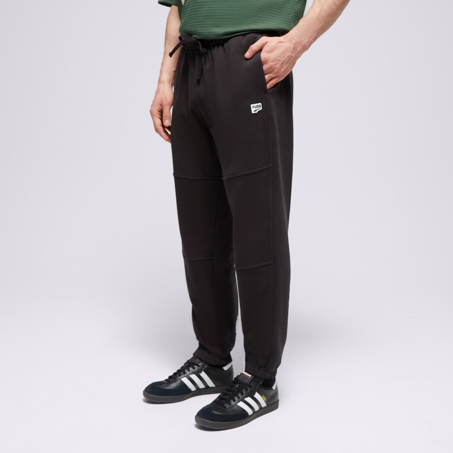 Bărbați pantaloni PUMA PANTALONI DOWNTOWN 62128701 Negru