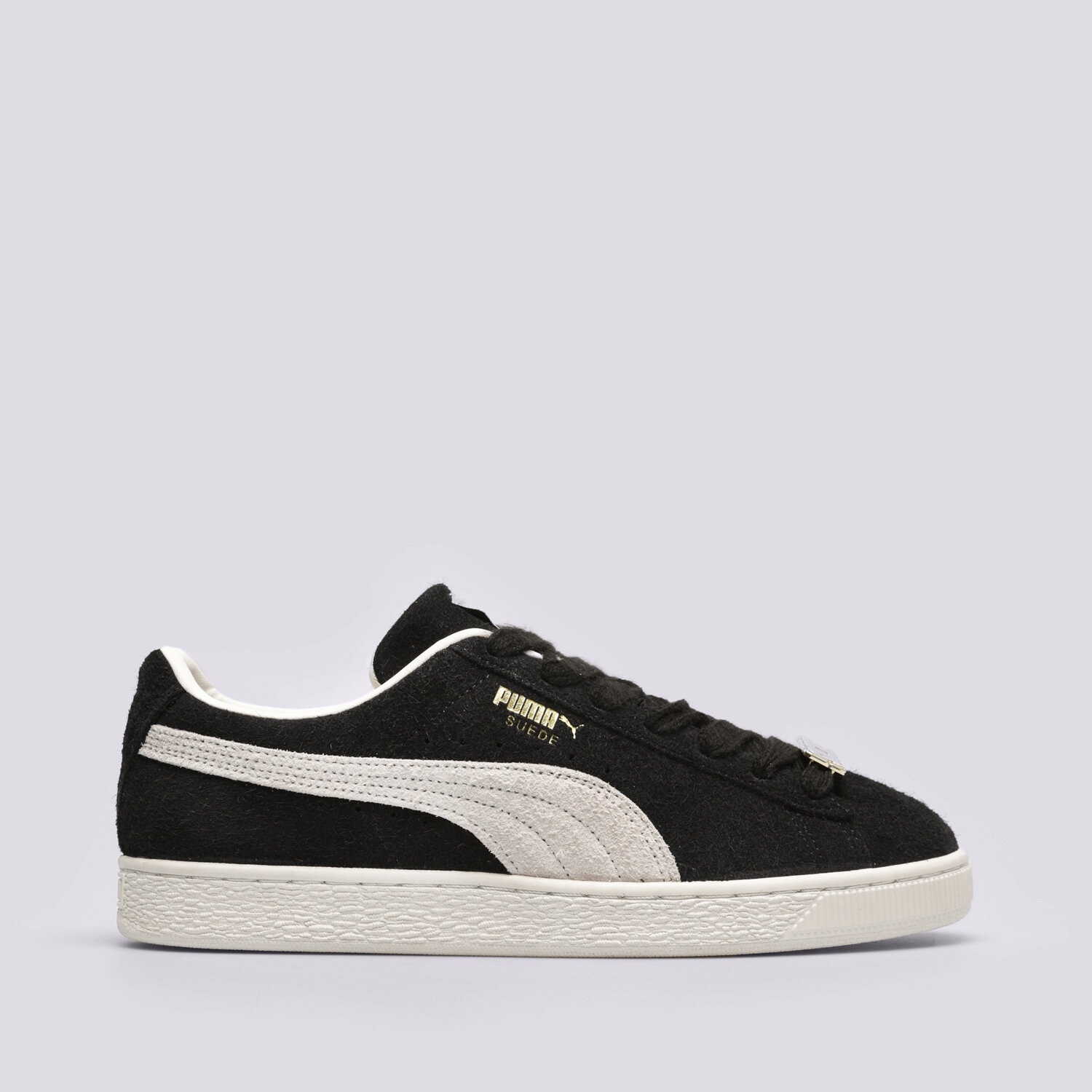 Barbați pantofi sport PUMA SUEDE FAT LACE 39316703 Negru