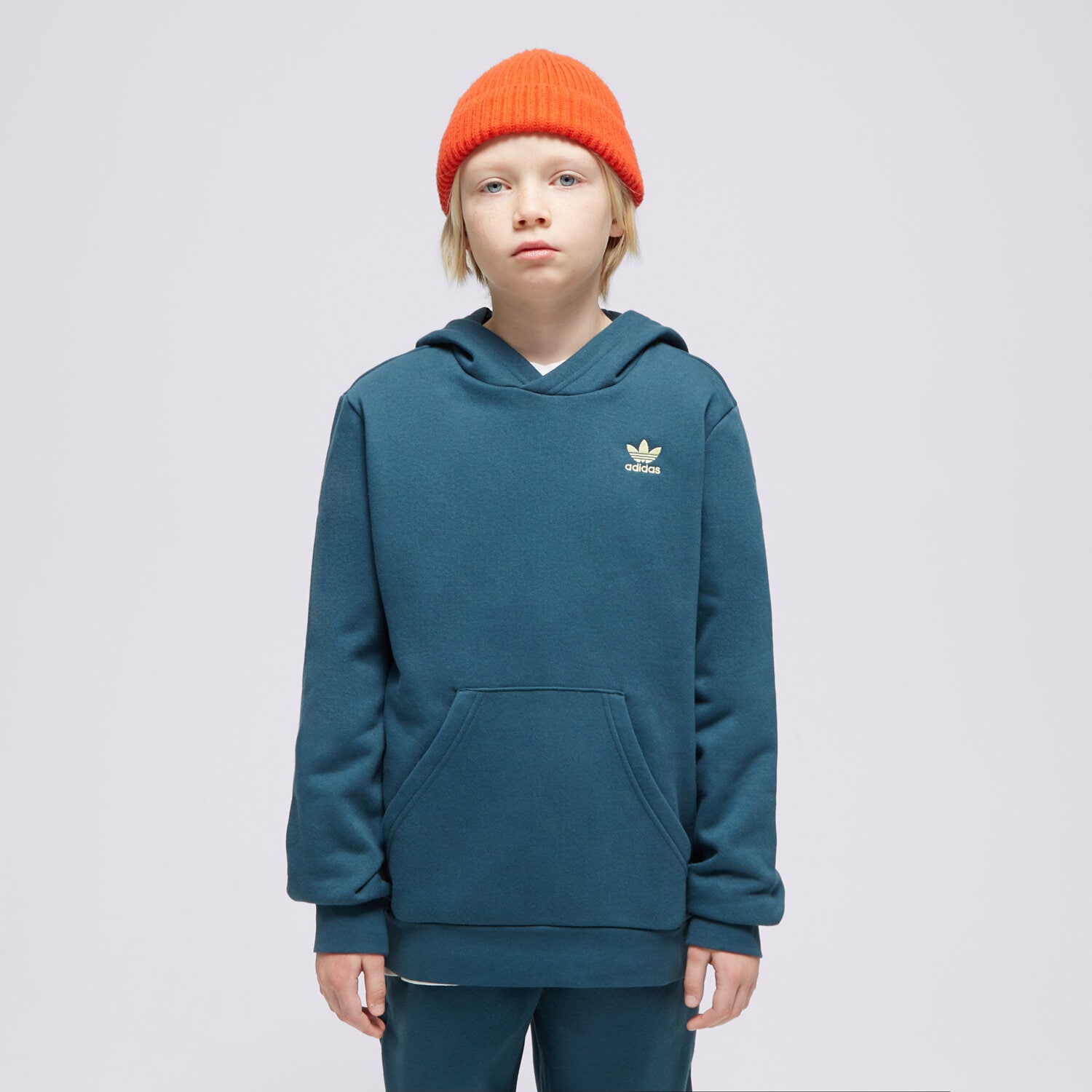 Copii bluză ADIDAS BLUZĂ CU GLUGĂ HOODIE BOY IJ9717 Bleumarin