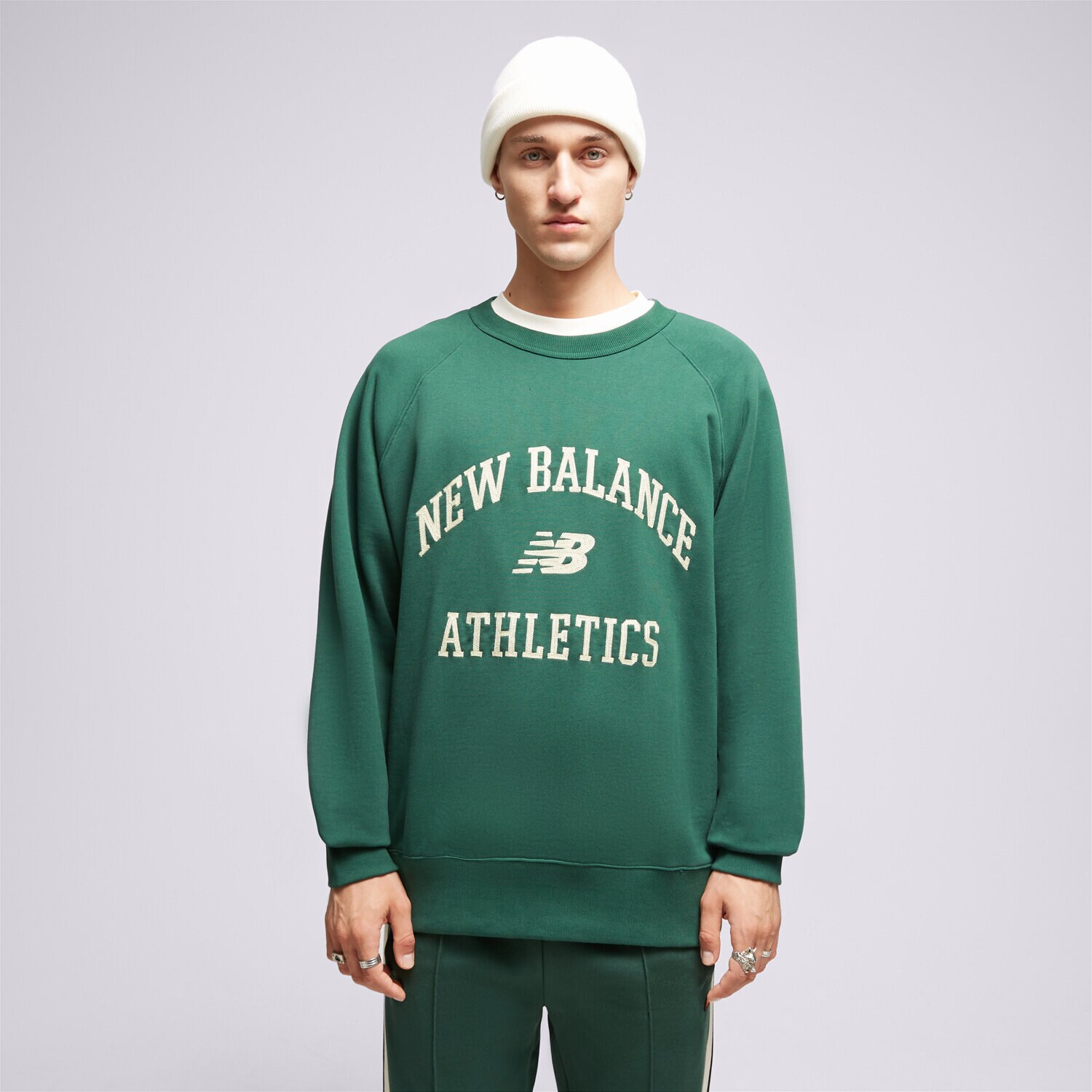 Bărbați bluză NEW BALANCE BLUZĂ NB ATHLETICS VARSITY CREW MT33550NWG Mulicolor
