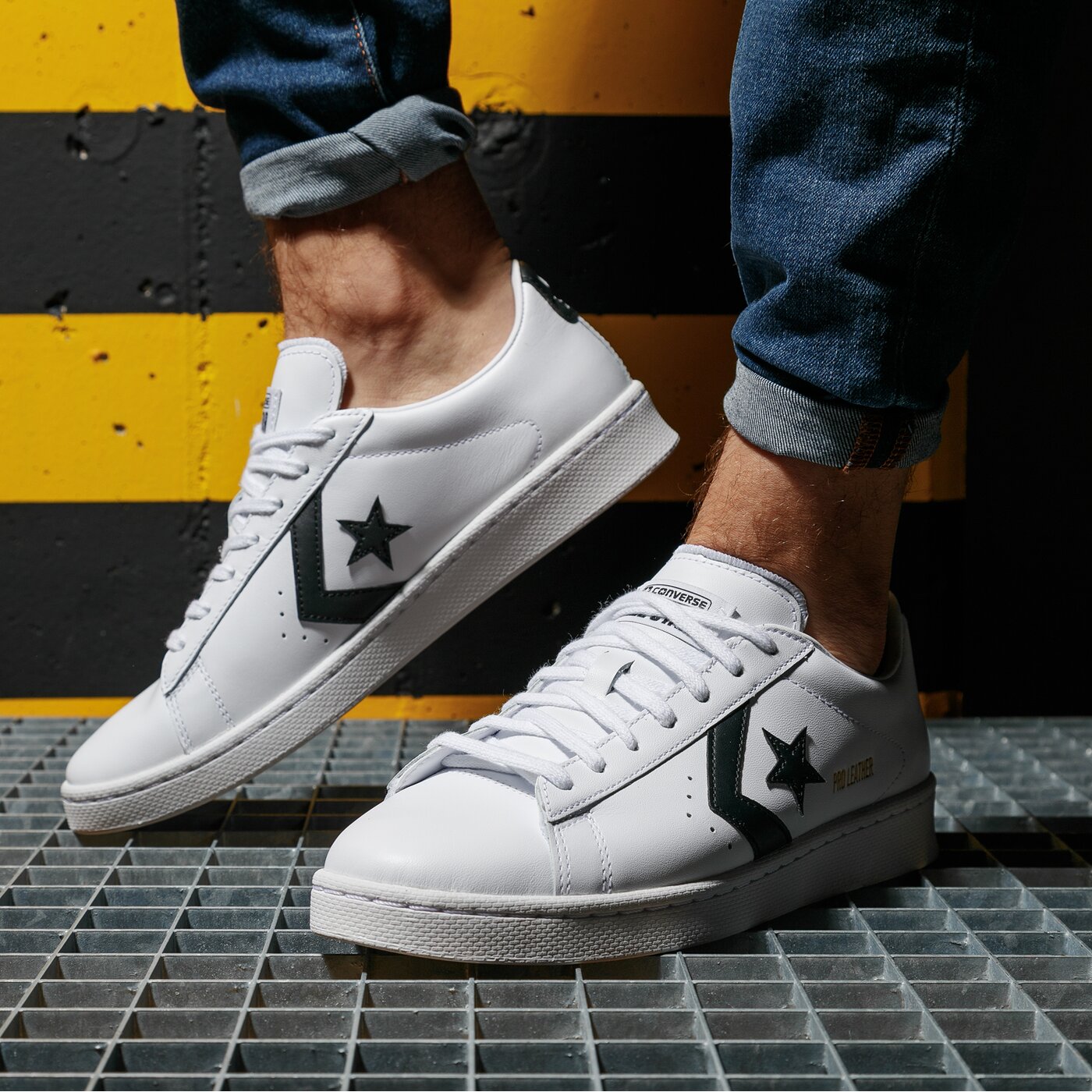 converse pro leather gold standard