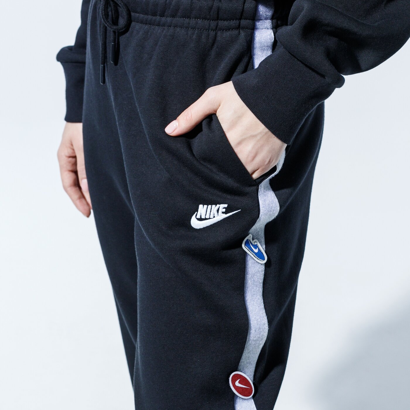 nike pantaloni w nsw icn clsh flc pant bb