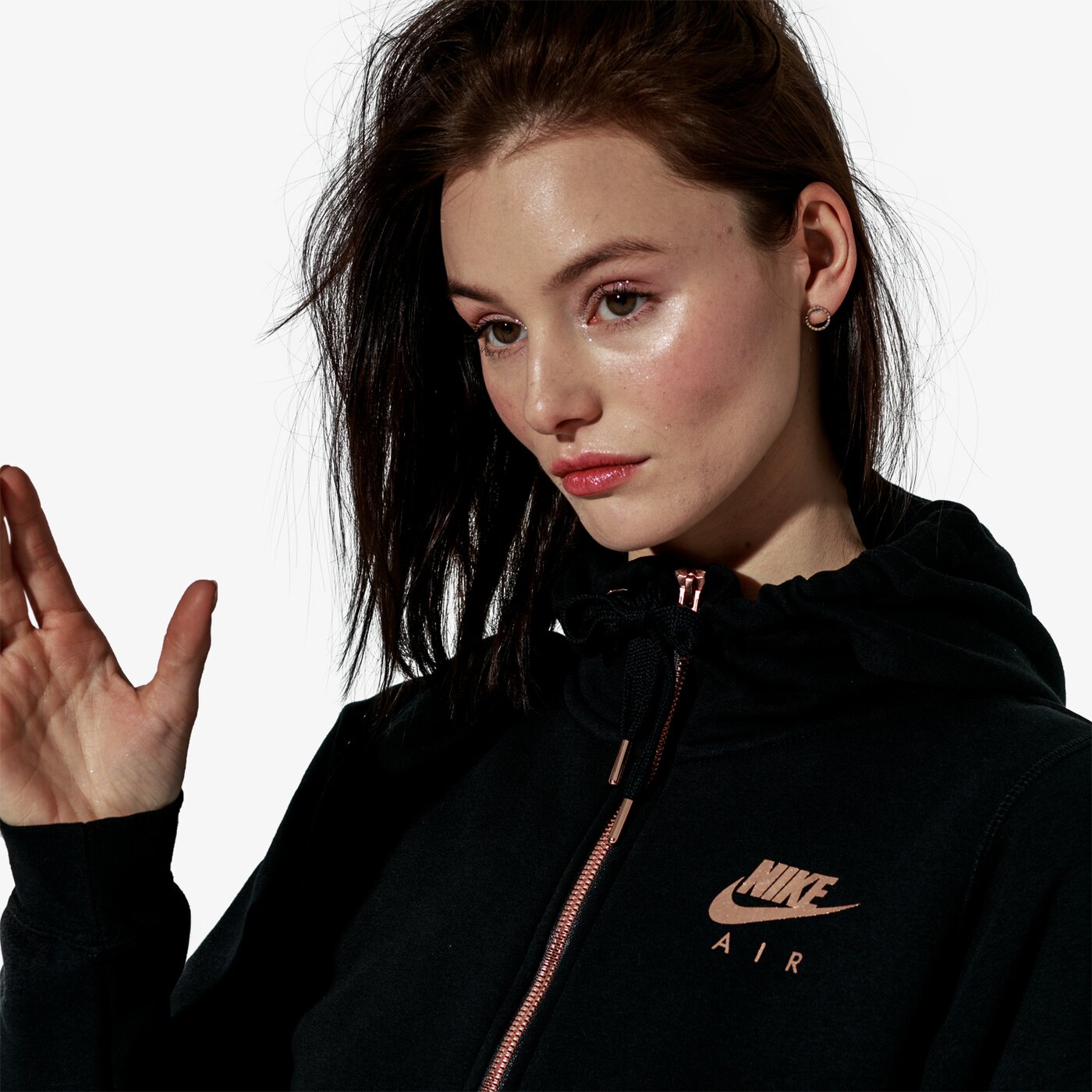 nike w nsw rally hoodie fz air