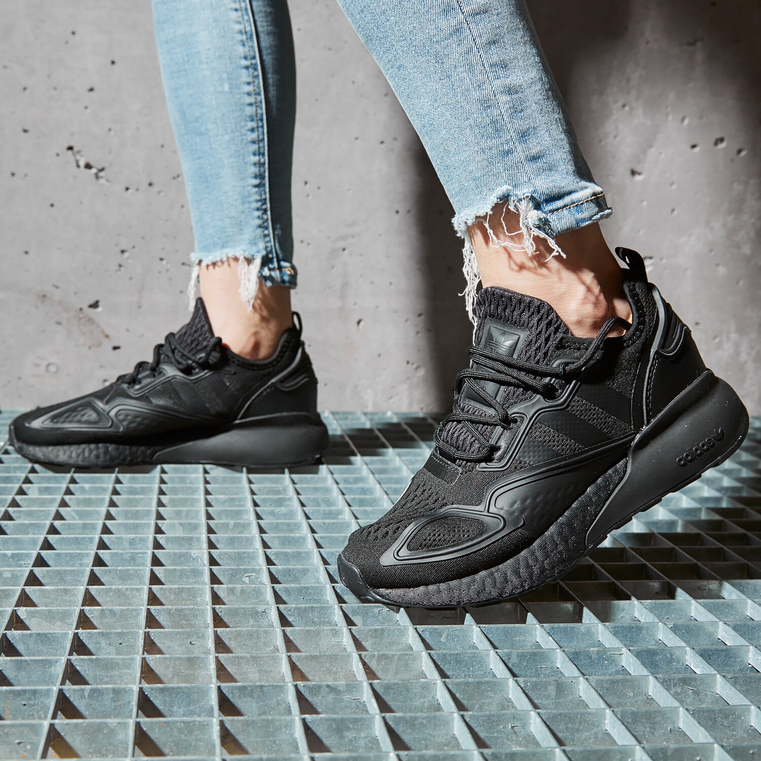 ADIDAS ZX 2K BOOST J GY2682 ✓ Negru | Copii Sneakers | Sizeer