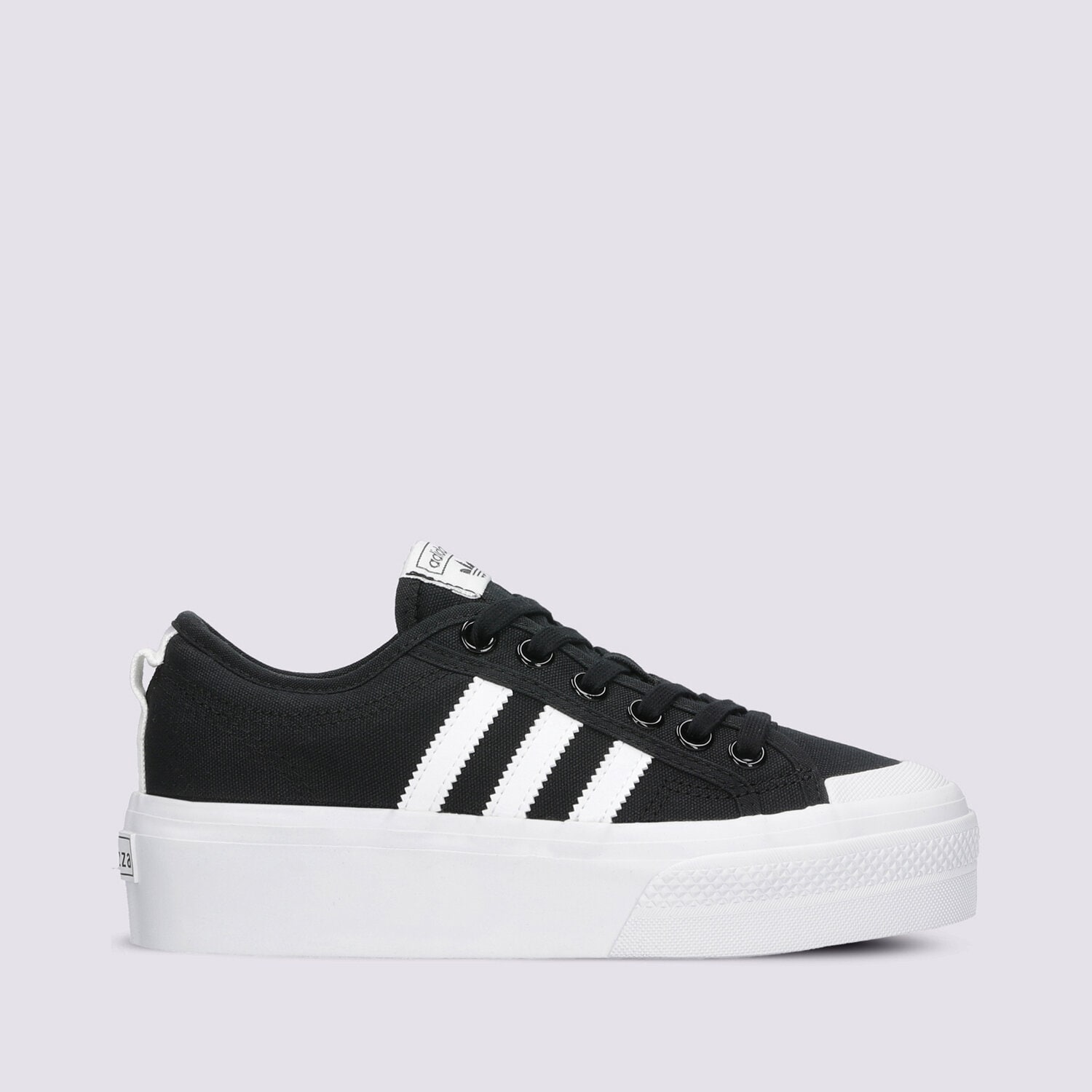 ADIDAS NIZZA PLATFORM W FV5321 ✓ Negru | Femei Teniși | Sizeer