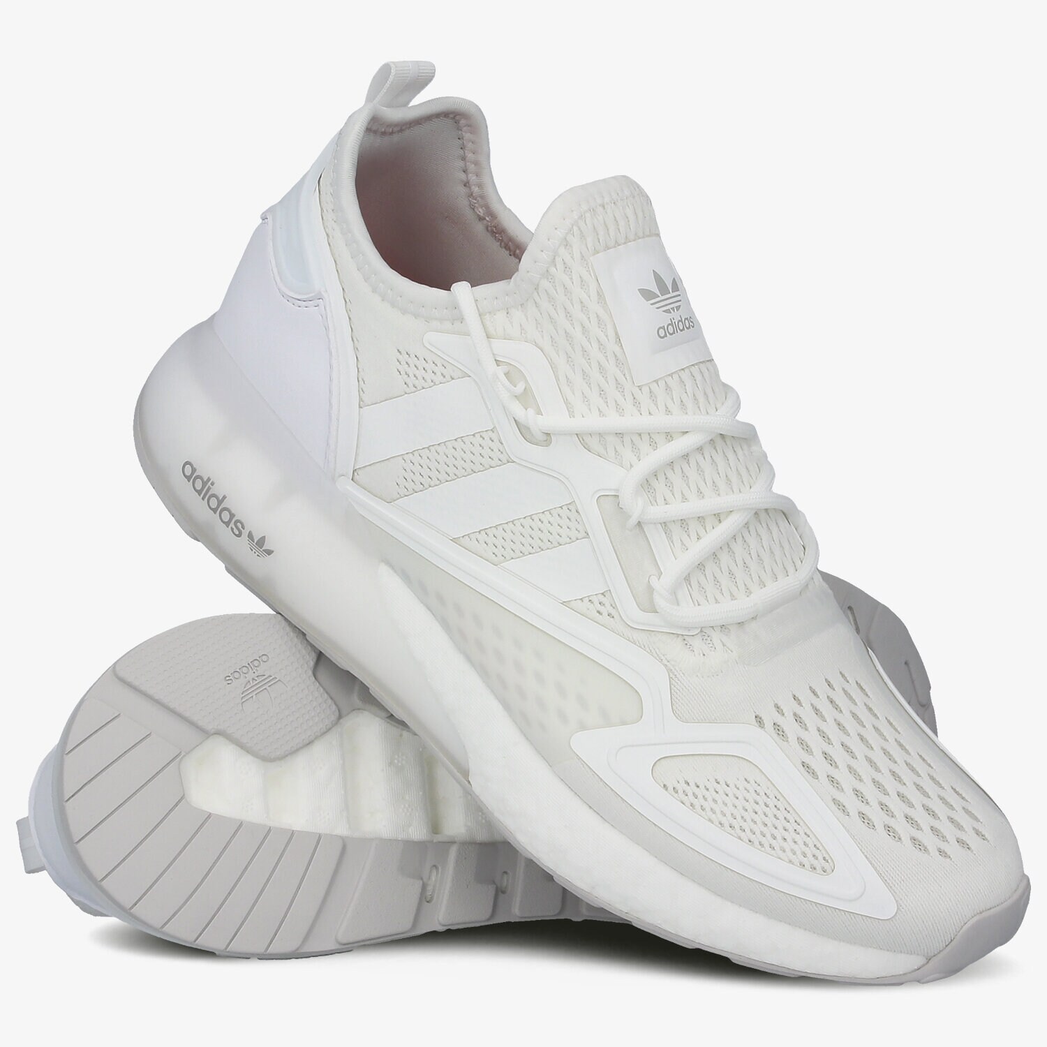 ADIDAS ZX 2K BOOST FX8834 ✓ Alb | Femei Sneakers | Sizeer Romania ✪