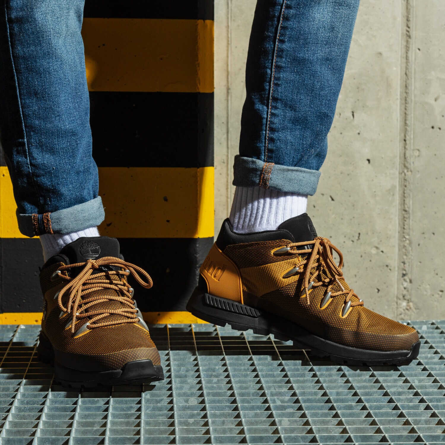 Timberland26.5㎝　3yey TIMBERLAND SPRINT TREKKER MID FAB WP TB0A26EH2311 ✓ Galben
