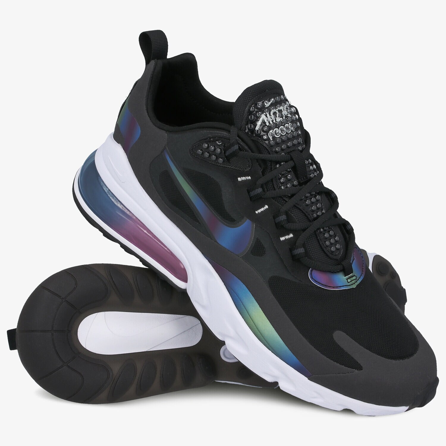 NIKE AIR MAX 270 REACT 20 CT5064-001 ✓ Negru | Bărbați | Sizeer Romania ✪