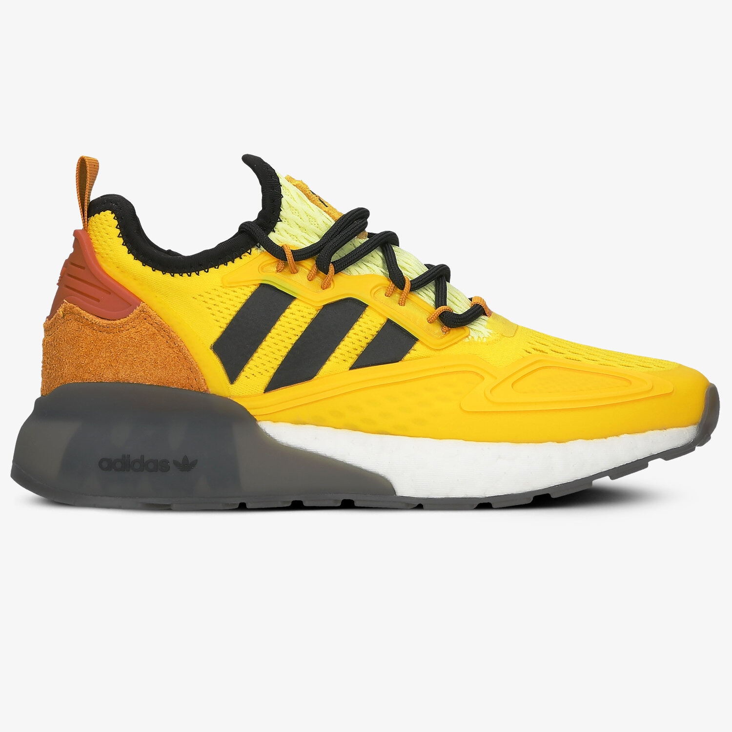 NAS❗️ ADIDAS NINJA ZX 2K BOOST J FZ1887 ✓ Auriu | Copii Sneakers