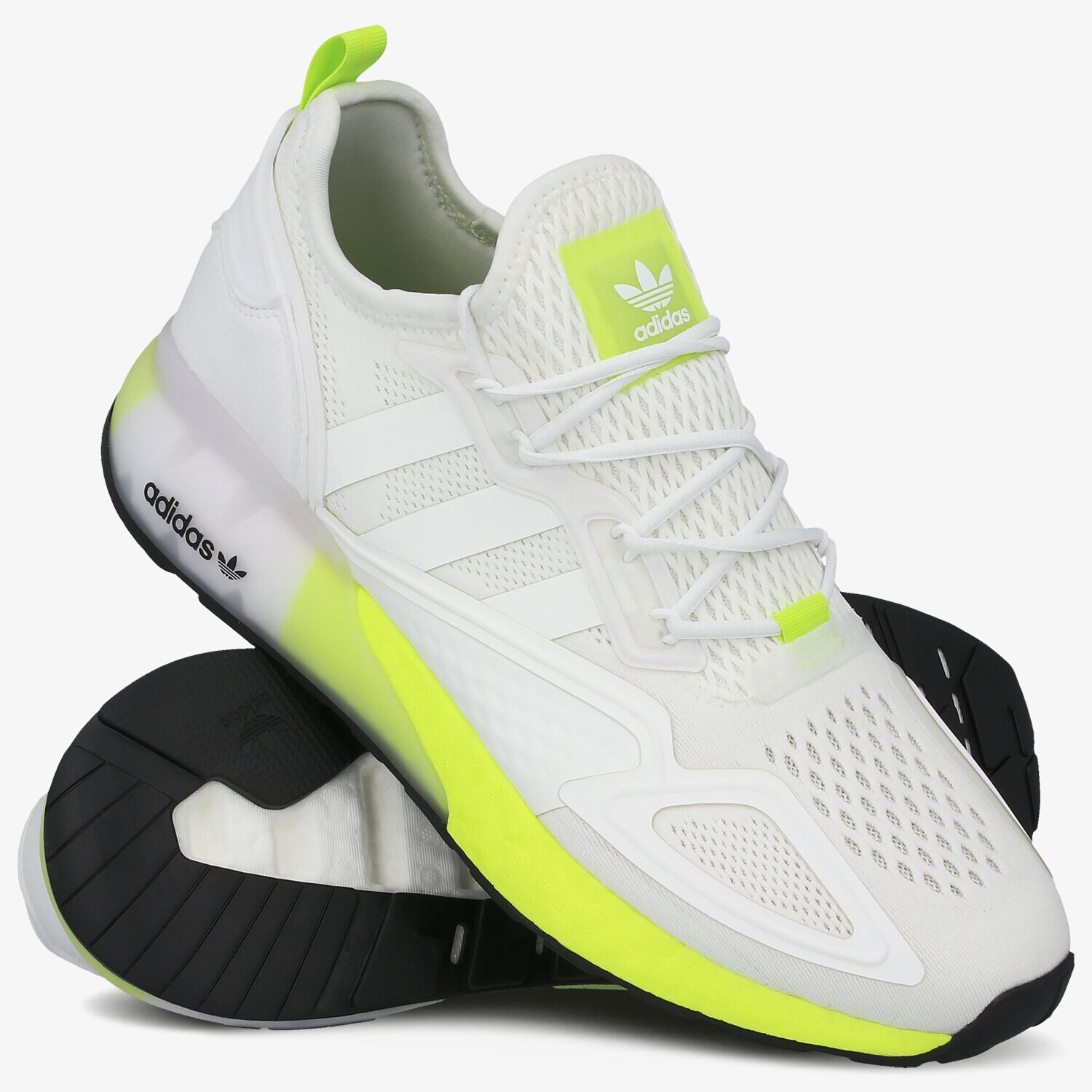 Adidas ZX 2K BOOST FW0480 ✓ Alb | Femei Sneakers | Sizeer Romania ✪