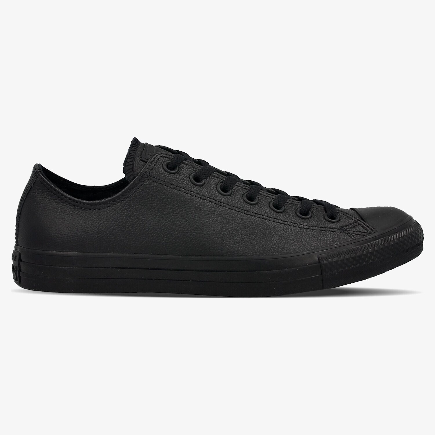 CONVERSE CHUCK TAYLOR ALL STAR OX LEATHER MONO 135253C ✓ Negru