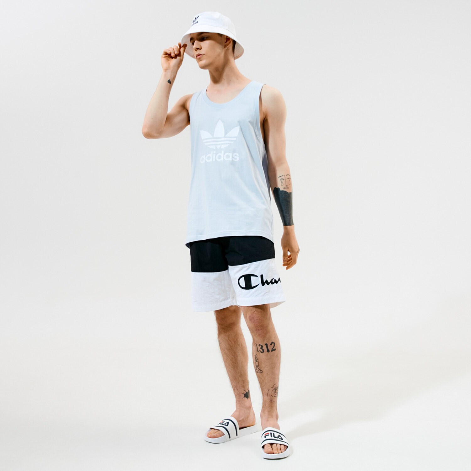 ADIDAS MAIOU TREFOIL MAIOU GN3488 ✓ Albastru Bărbați Sizeer