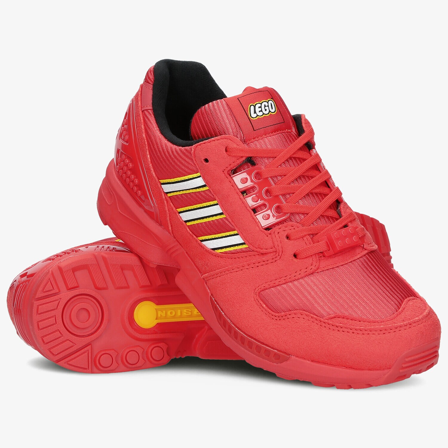 ADIDAS ZX 8000 LEGO FY7084 ✓ Roșu | Bărbați | Sizeer Romania ✪