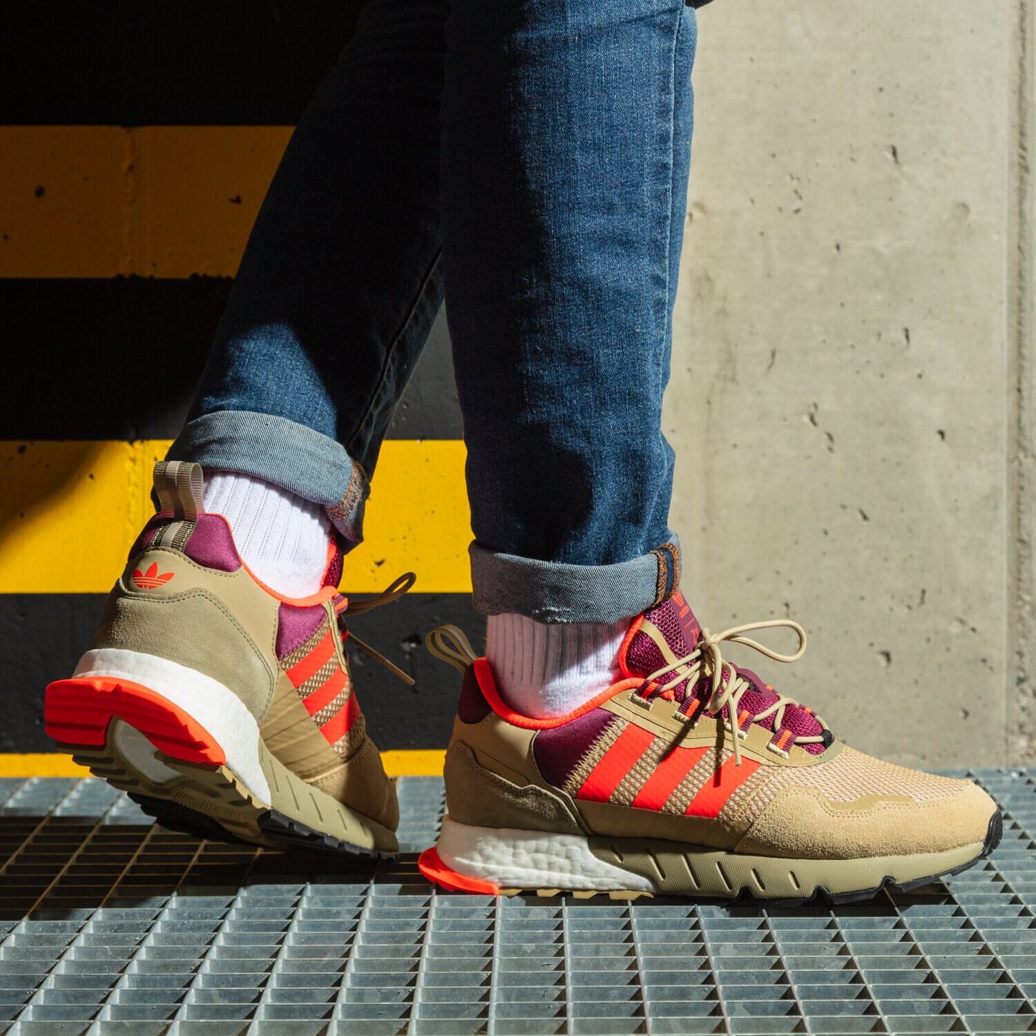 ADIDAS ZX 1K BOOST - SEASONALITY H00429 ✓ Kaki | Bărbați Sneakers