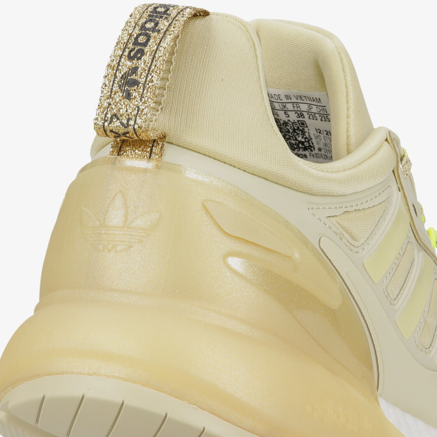 ADIDAS ZX 2K BOOST 2.0 W GW8290 ✓ Auriu | Femei | Sizeer Romania ✪