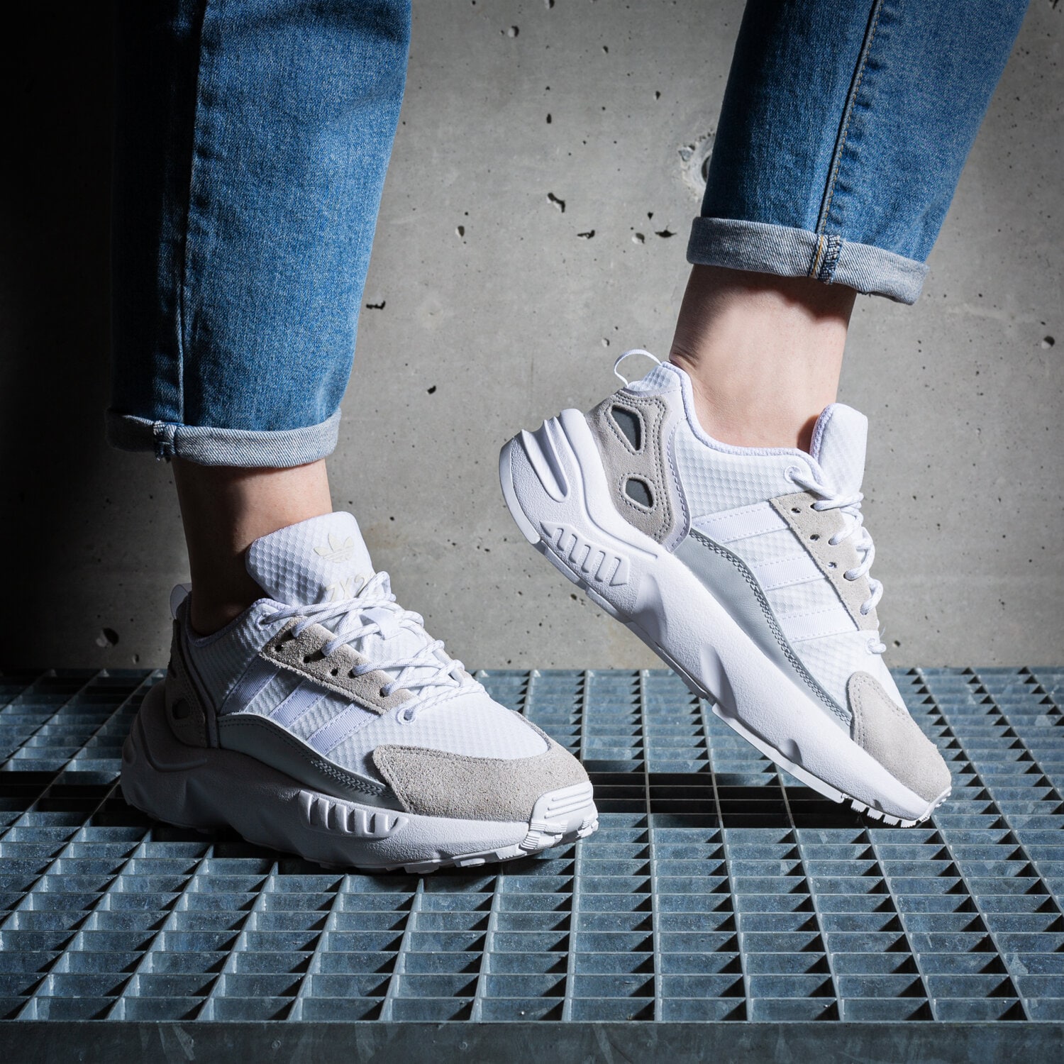 ADIDAS ZX22 GW3660 ✓ Alb | Copii Sneakers | Sizeer Romania ✪