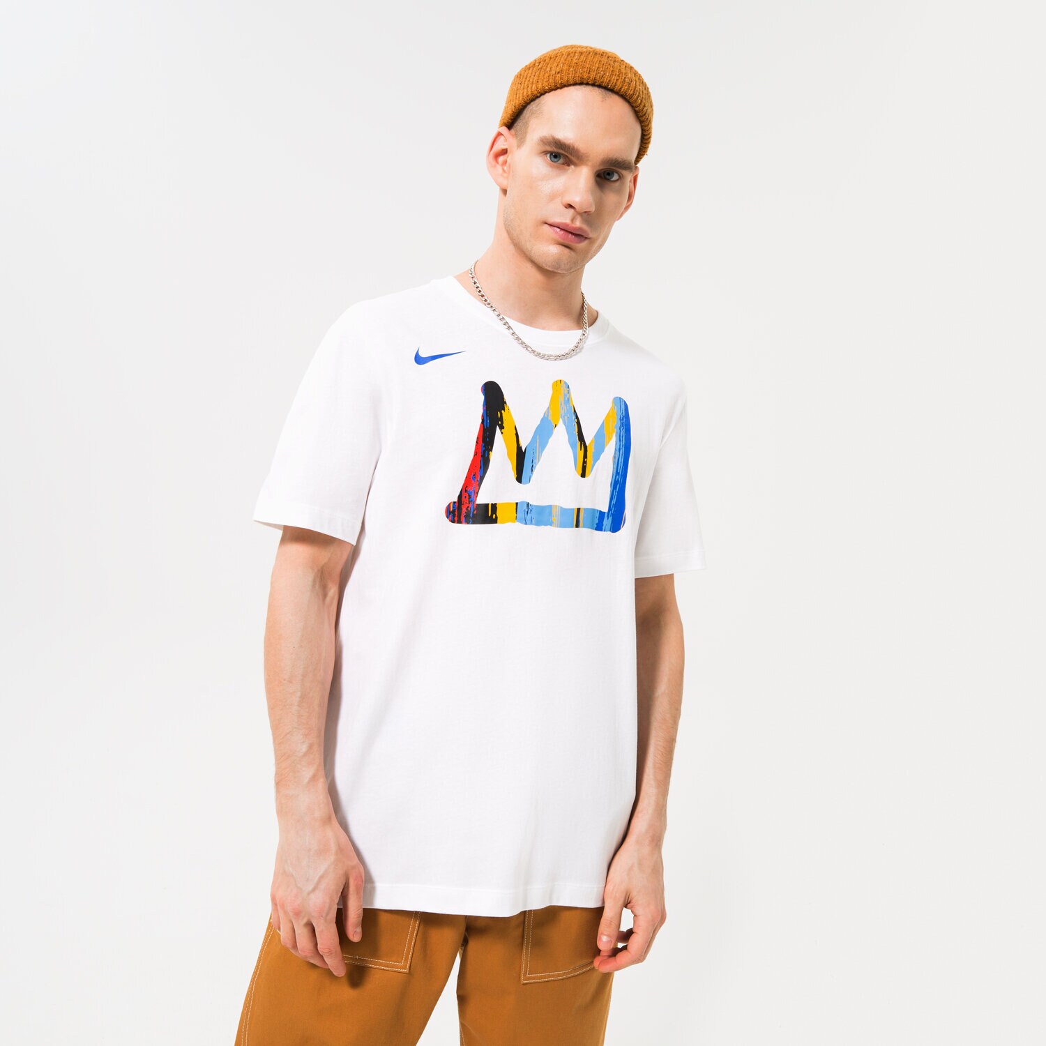NIKE TRICOU BKN M NK ES CE WARMUP TEE NBA DV6906-100 ✓ Alb