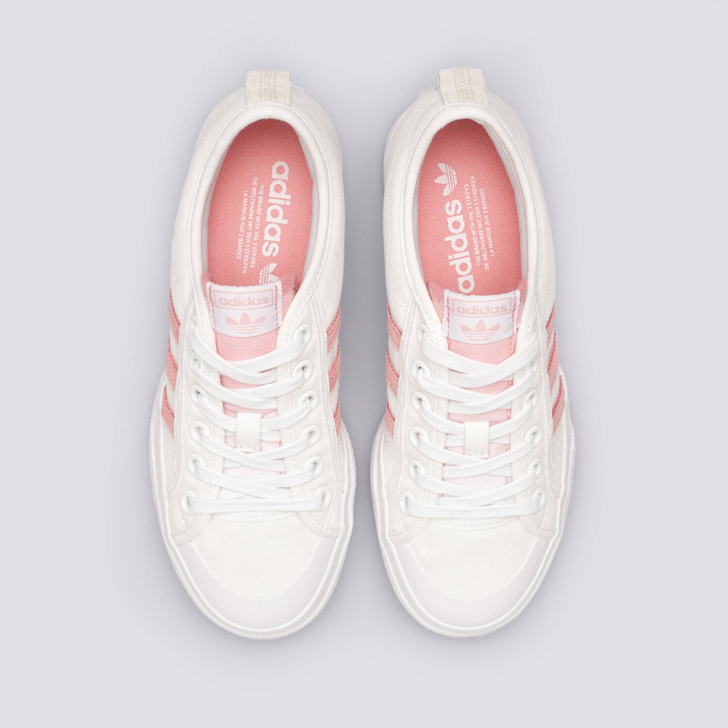 ADIDAS NIZZA PLATFORM W FZ6188 ✓ Alb | Femei Teniși | Sizeer