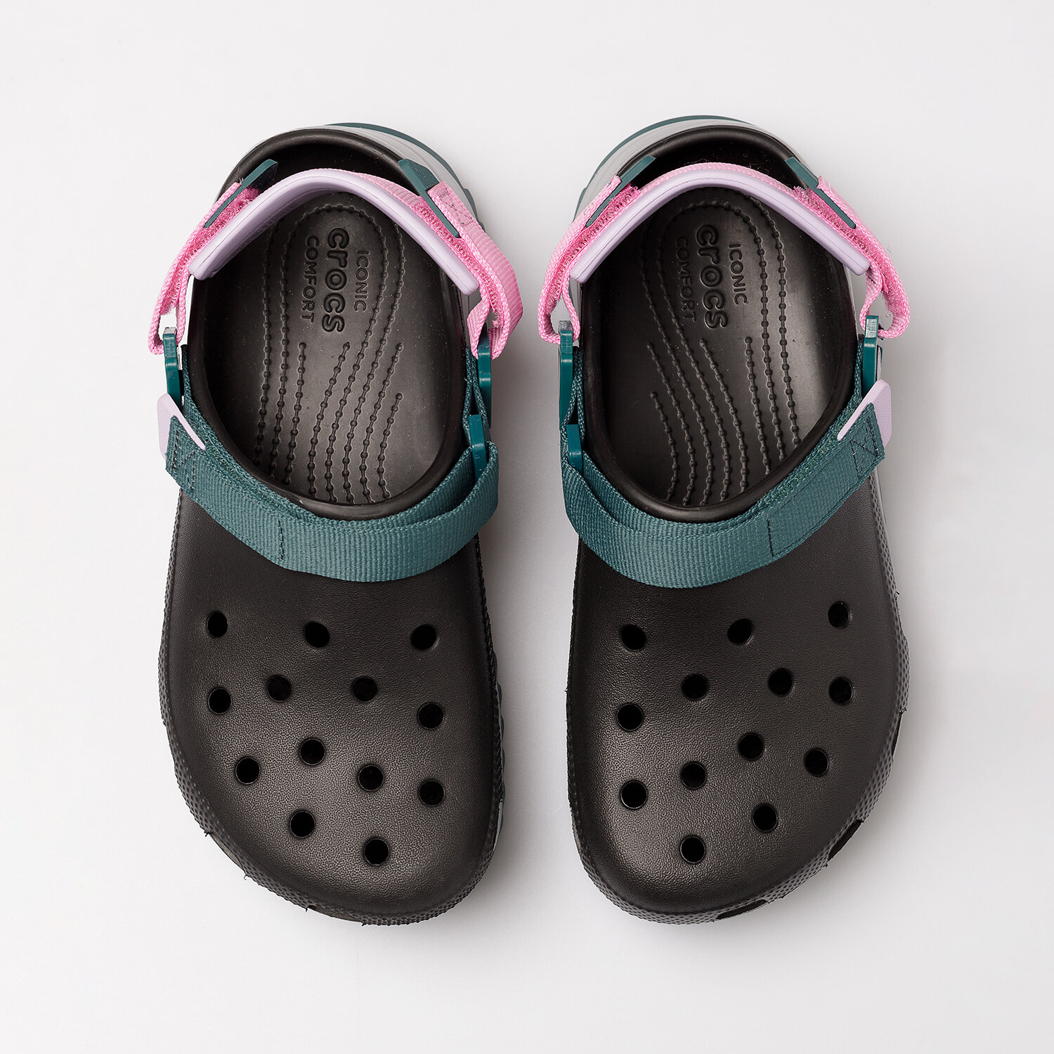 CROCS CLASSIC HIKER 206772-988 ✓ Negru | Femei Sandale | Sizeer