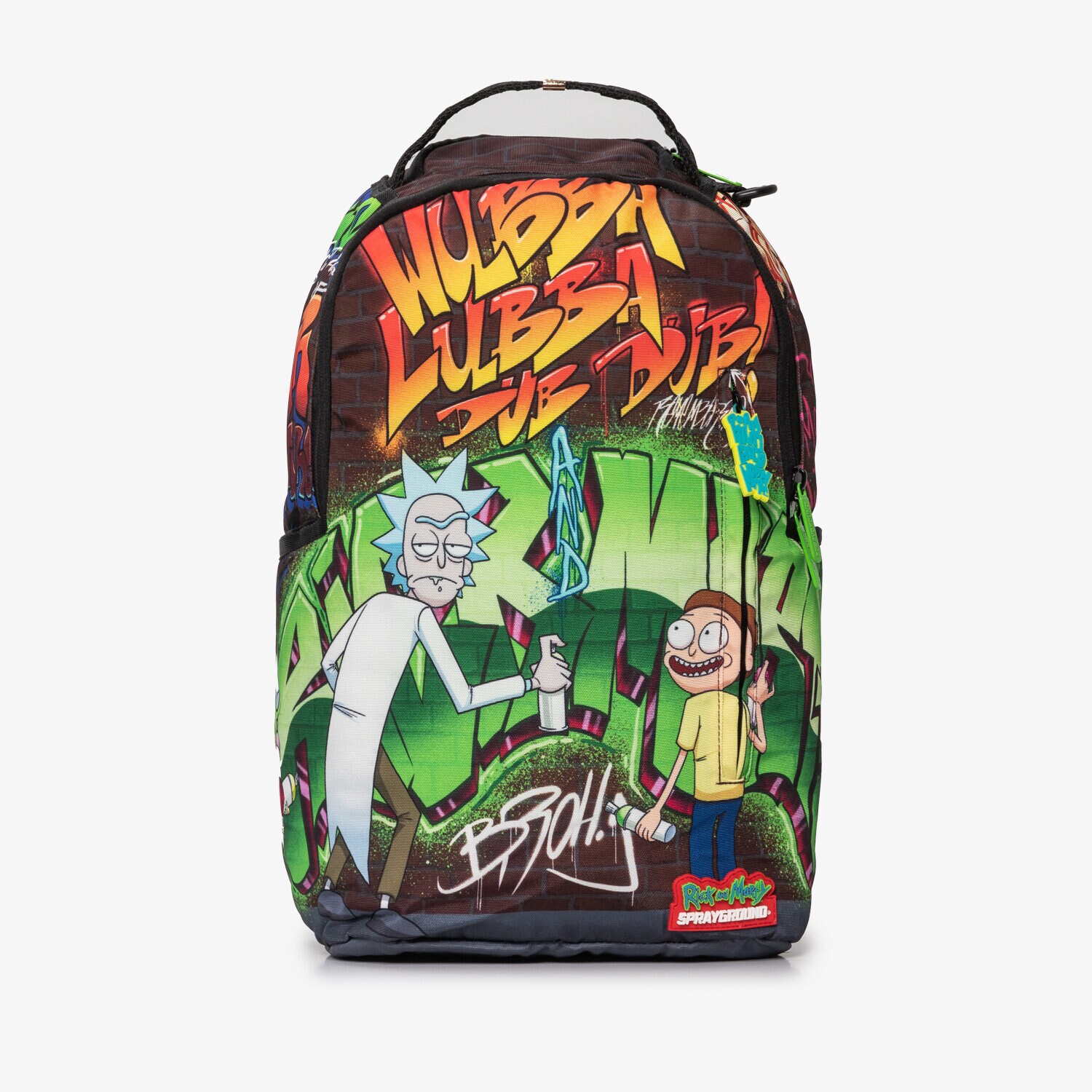 SPRAYGROUND RUCSAC RICK AND MORTY GRAFFITI DLXR 910B4090NSZ