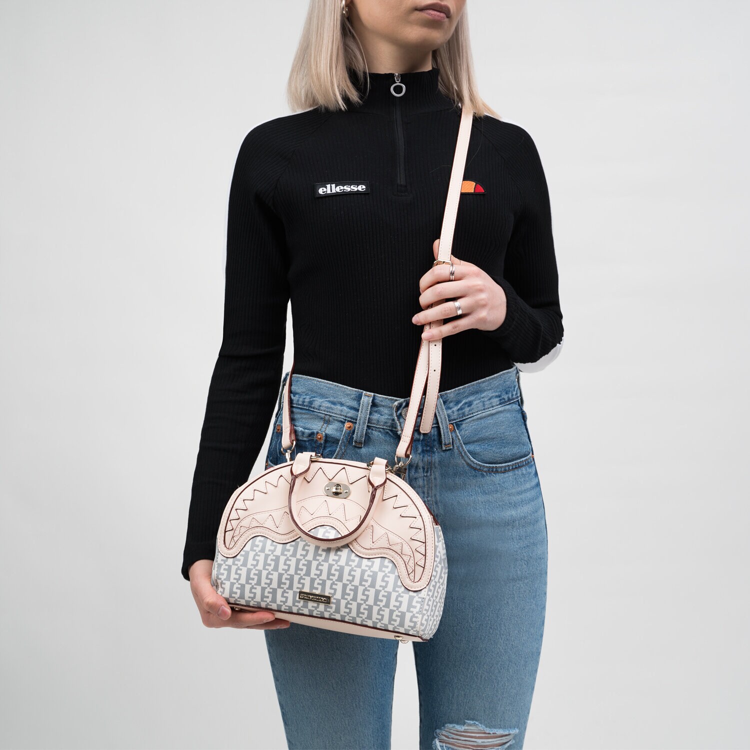SPRAYGROUND GEANTĂ ROSE MONEY CHECK HANDBAG 910B4537NSZ