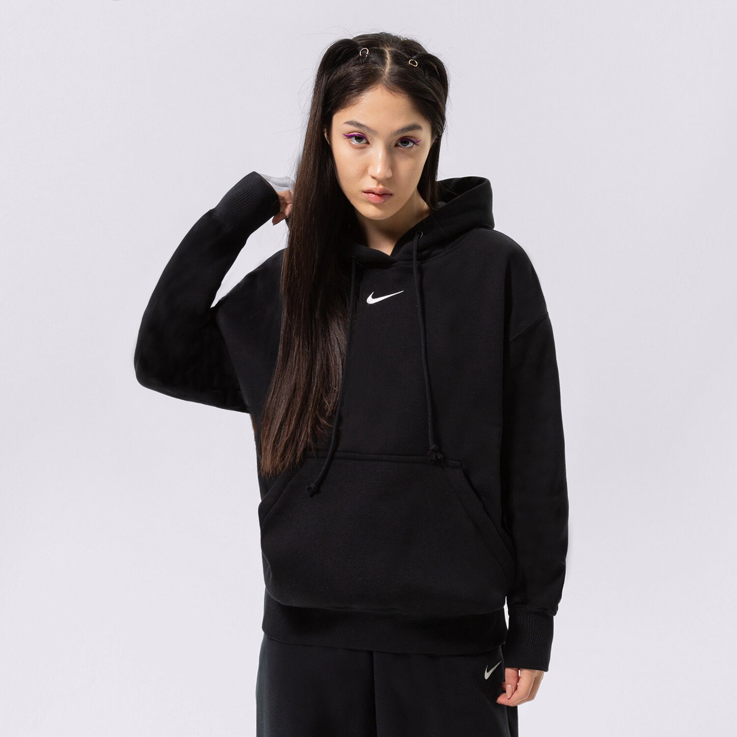 Nike Bluză Hanorac W Nsw Phnx Flc Os