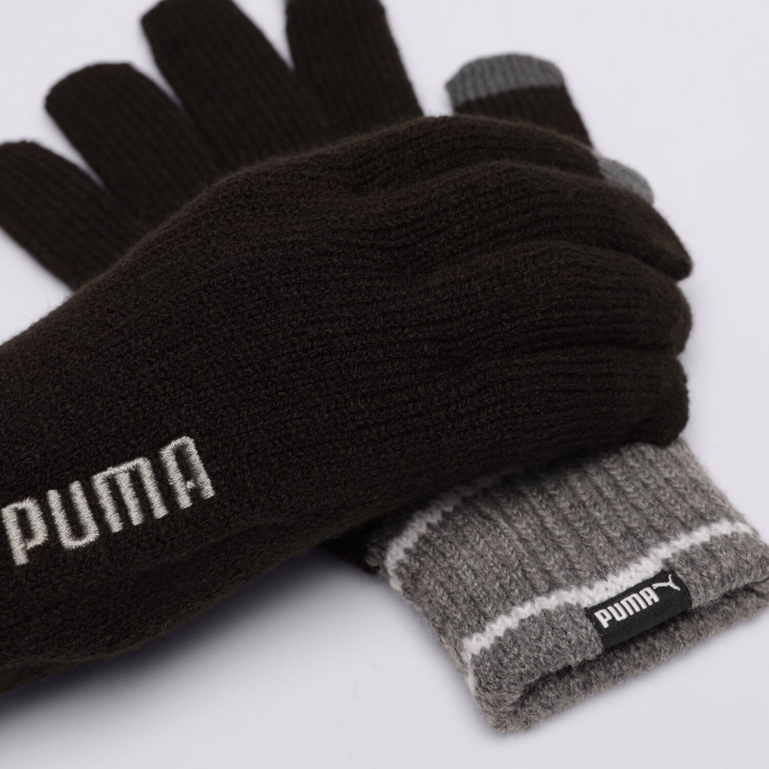 PUMA M NU I PUMA KNIT GLOVES 041772 01 Negru Femei Sizeer