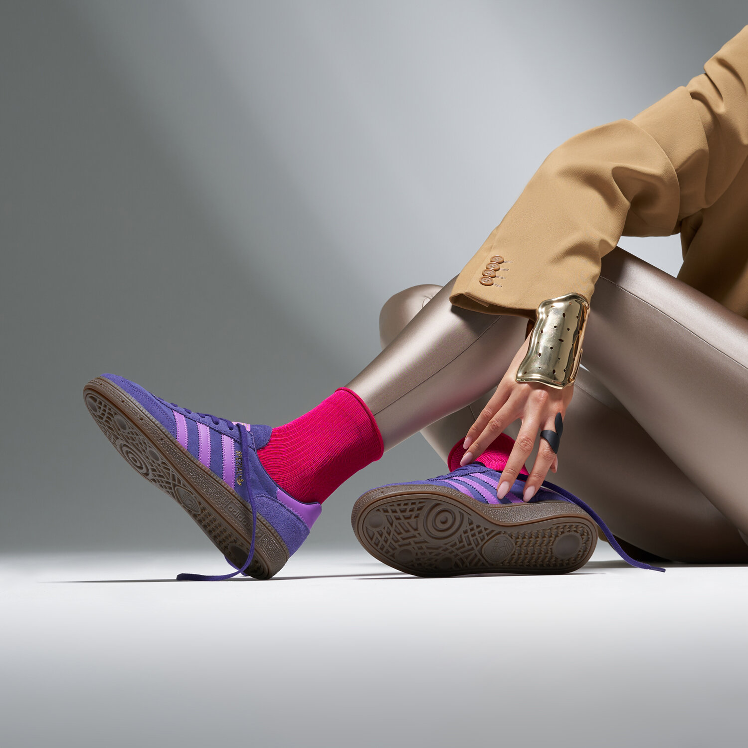 あい 紫M3枚 ADIDAS HANDBALL SPEZIAL IH8009 ✓ Violet | Copii Sneakers | Sizeer