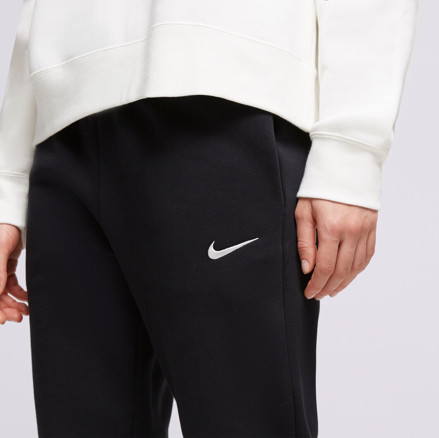 NIKE PANTALONI W NSW PHNX FLC MR PANT STD FZ7626-010 ✓ Negru
