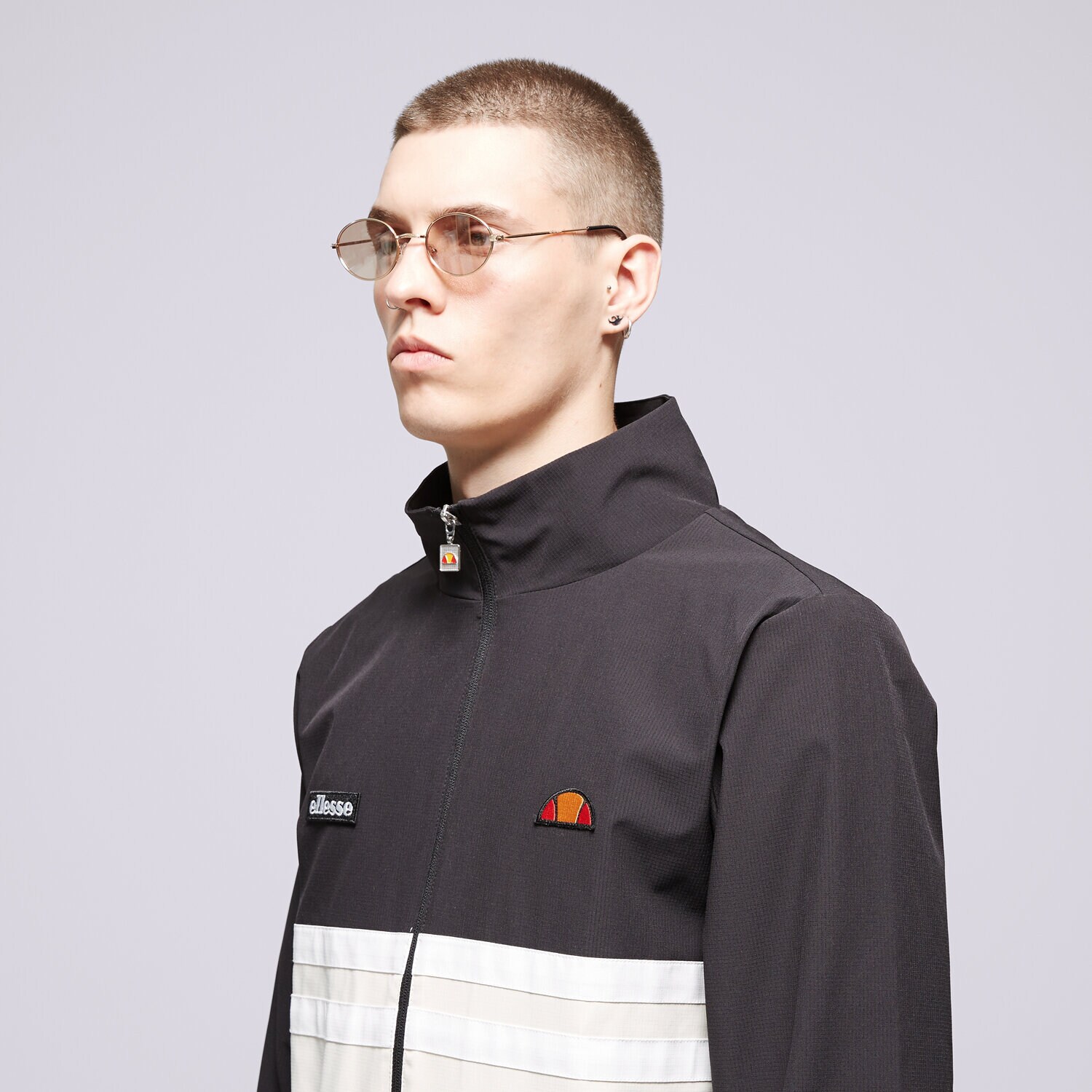 ELLESSE JACHETĂ LOSELLI JACKET BLK/OFF WHT SHR20111054 ✓ Negru