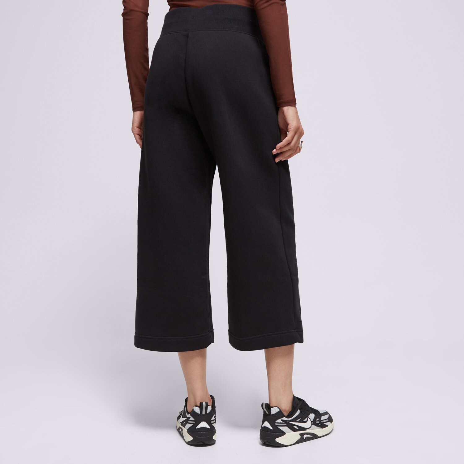 NIKE PANTALONI W NSW PHNX FLC HR CROP SWTP FB8313-010