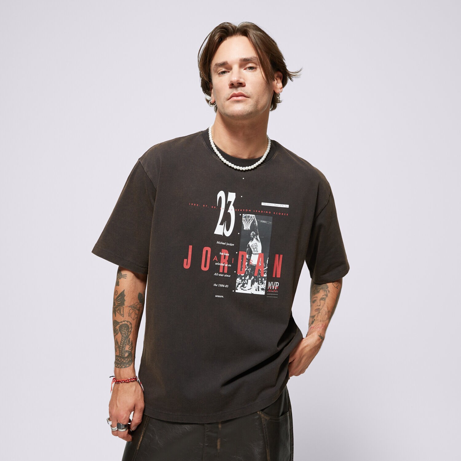 JORDAN TRICOU M J REISSUE GX SS CREW HJ2356-010 ✓ Negru | Bărbați