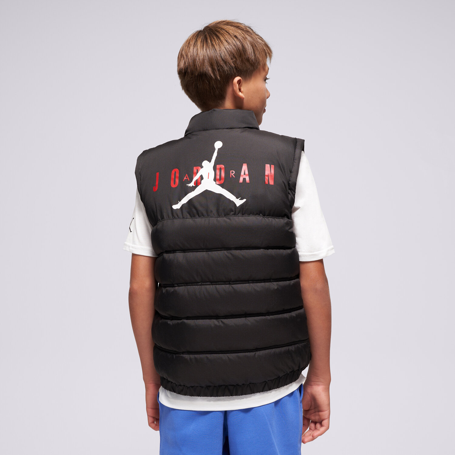 JORDAN VESTĂ JDB PUFFER FILLED VEST BOY 95D532-023 ✓ Negru