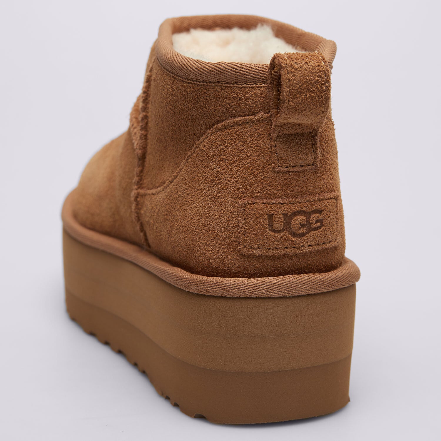 UGG CLASSIC ULTRA MINI PLATFORM 1135092-CHE ✓ Maro | Femei