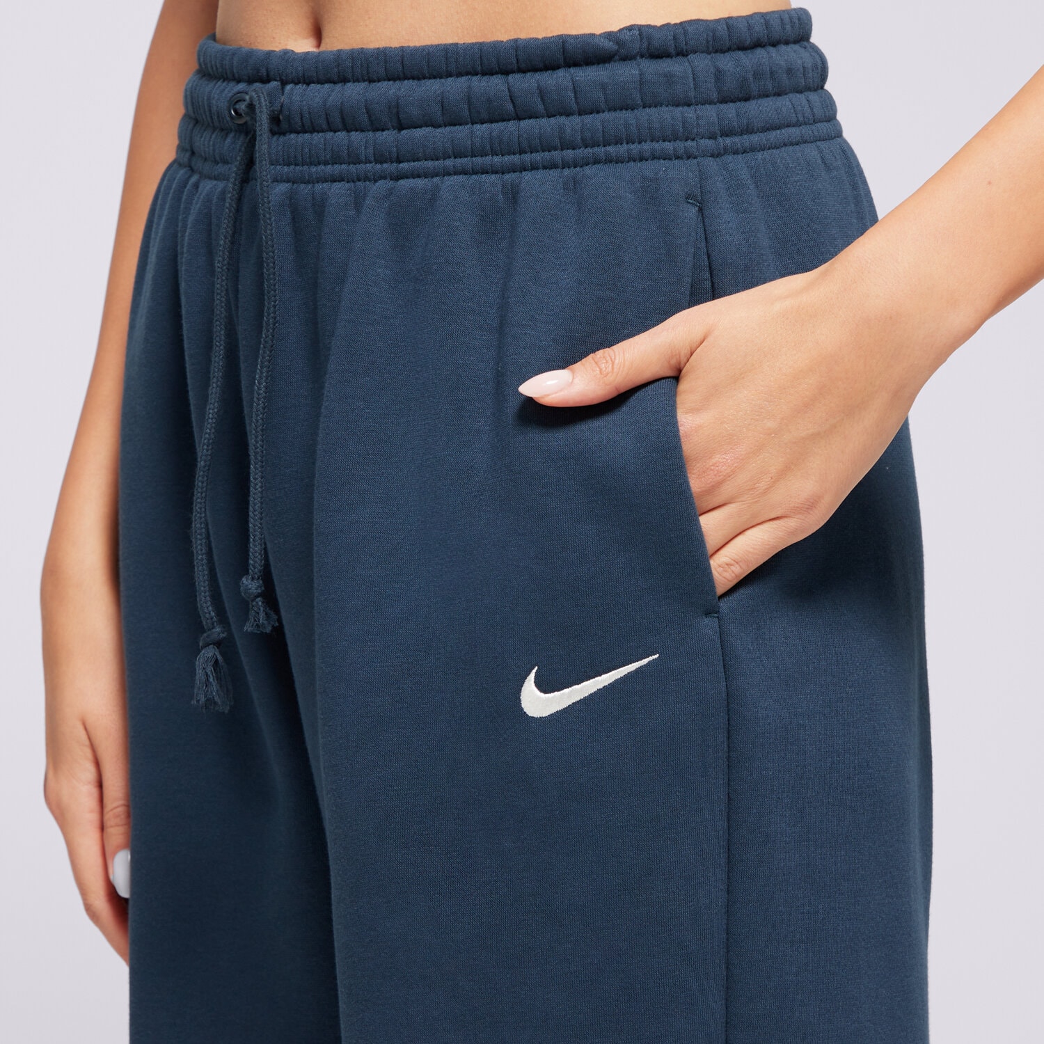 NIKE PANTALONI W NSW PHNX FLC HR OS PANT FZ5996-478 ✓ Bleumarin