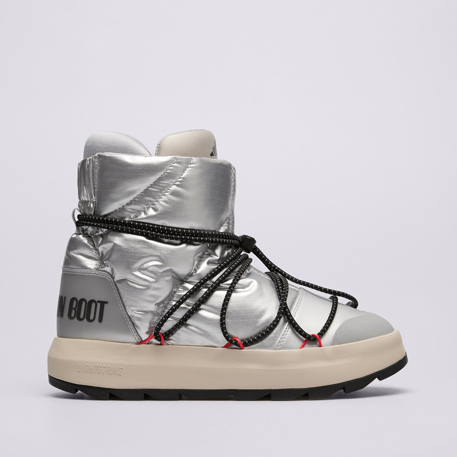 yu＊M ADIDAS X MOONBOOT ACE JQ7849 ✓ Argintiu | Femei Sneakers | Sizeer